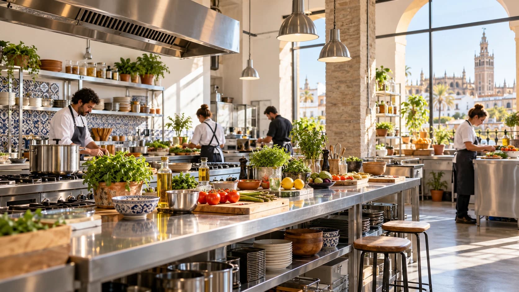 Cinco cocinas compartidas y laboratorios para proyectos gastronómicos en Sevilla