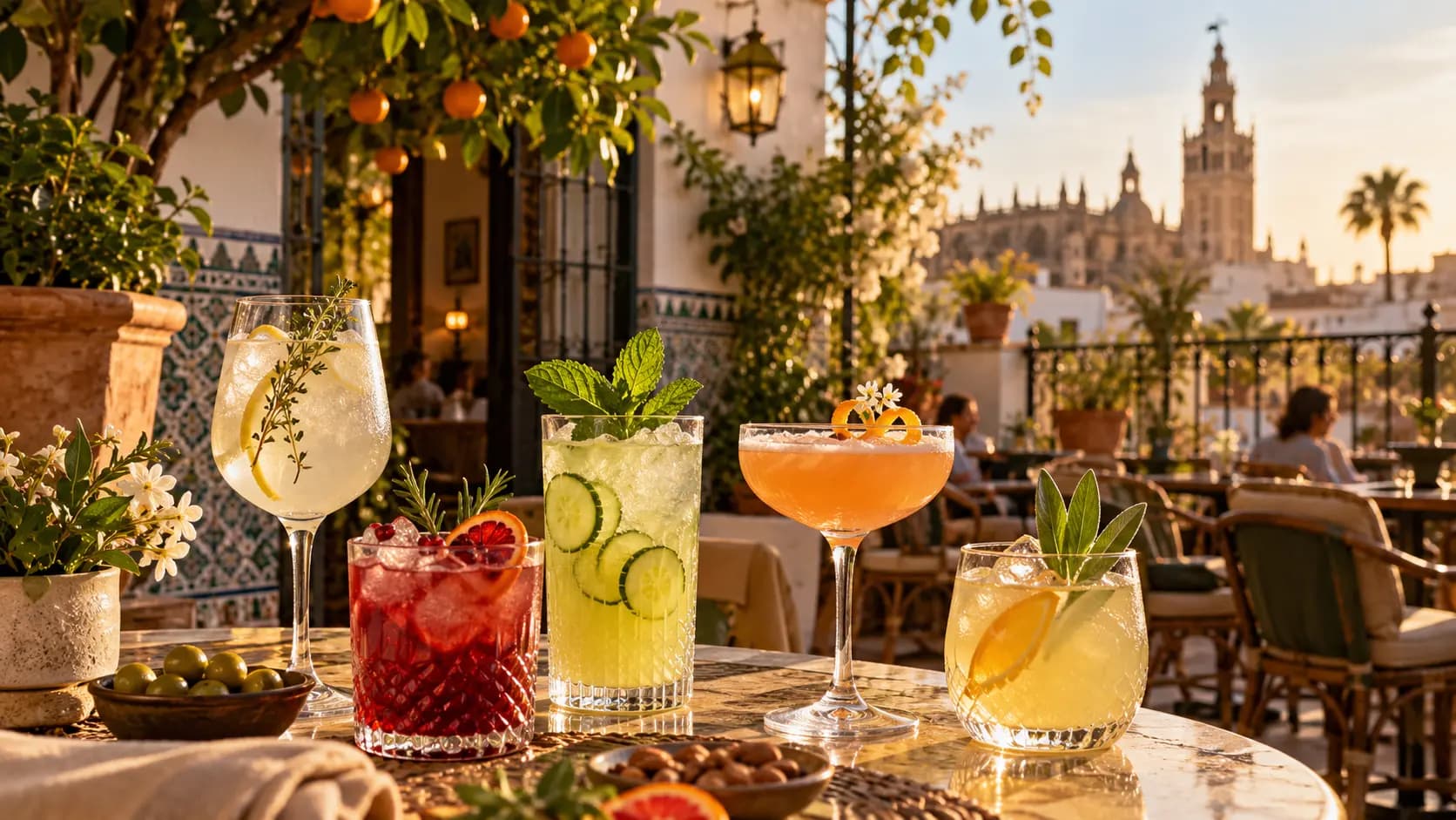 Cinco sitios para tomar cócteles 0,0 y alargar el tardeo en Sevilla