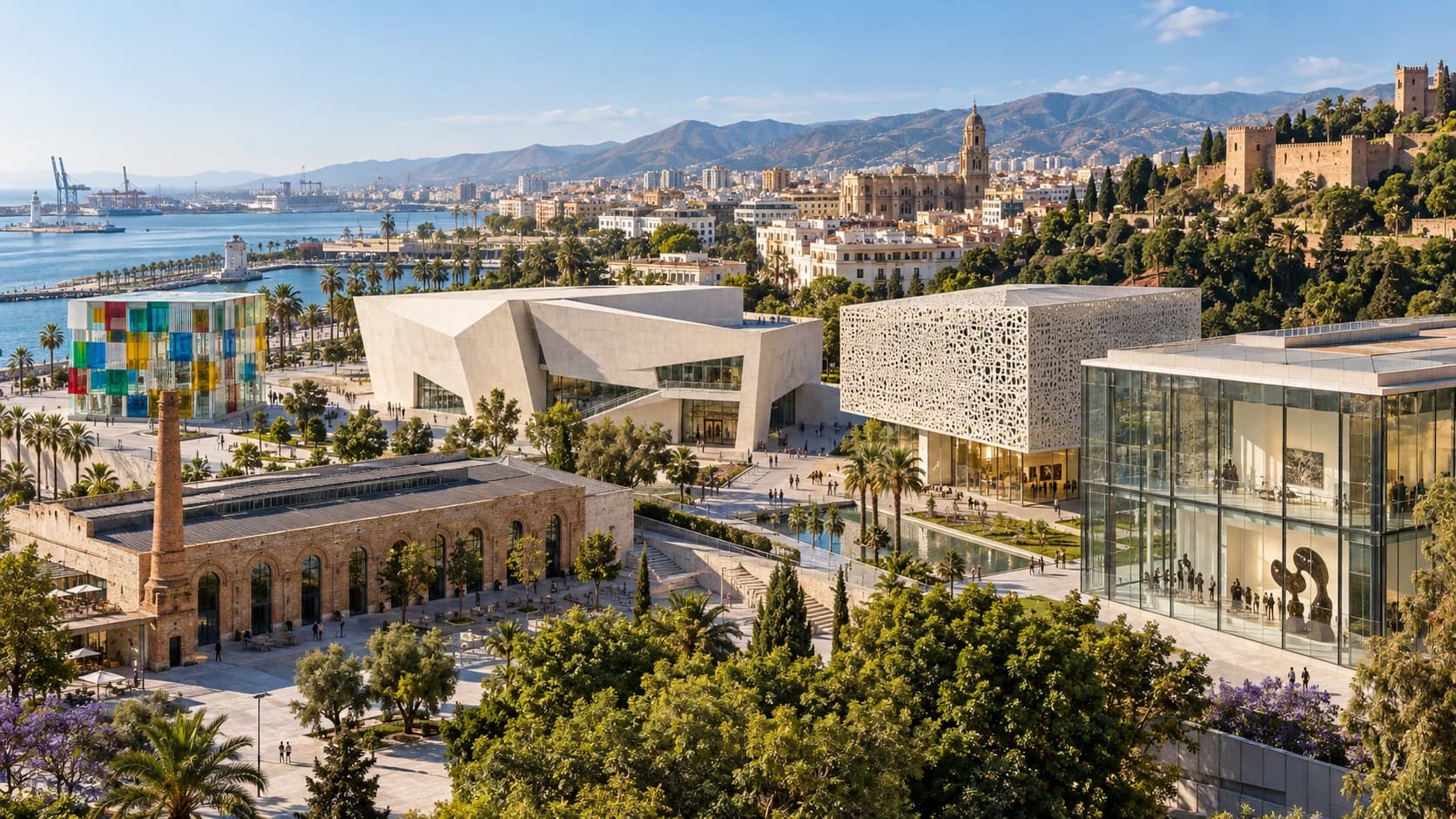 Cinco edificios contemporáneos de Málaga convertidos en espacios culturales visitables