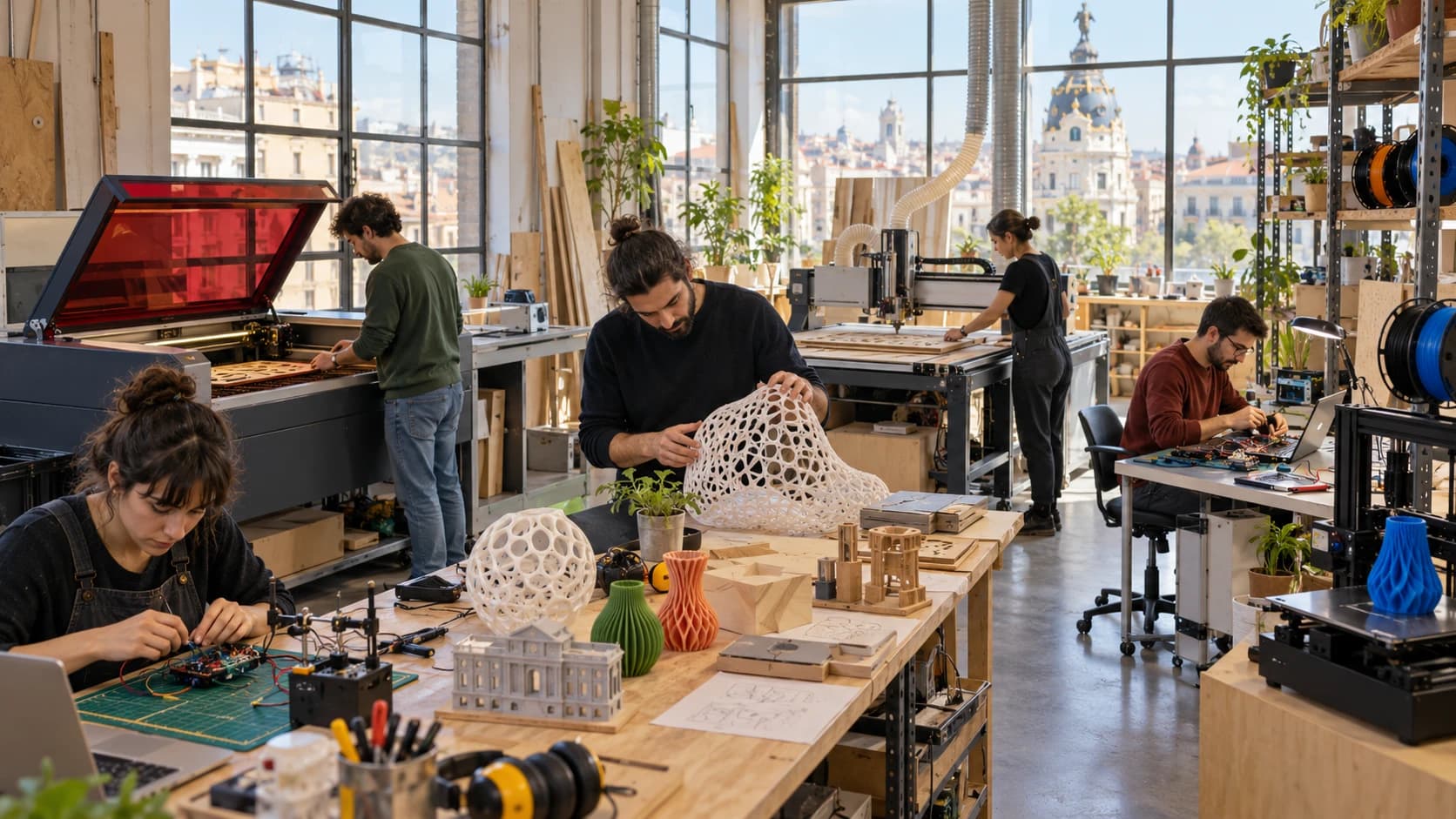 Cinco espacios maker de Madrid para crear con fabricación digital y tecnología