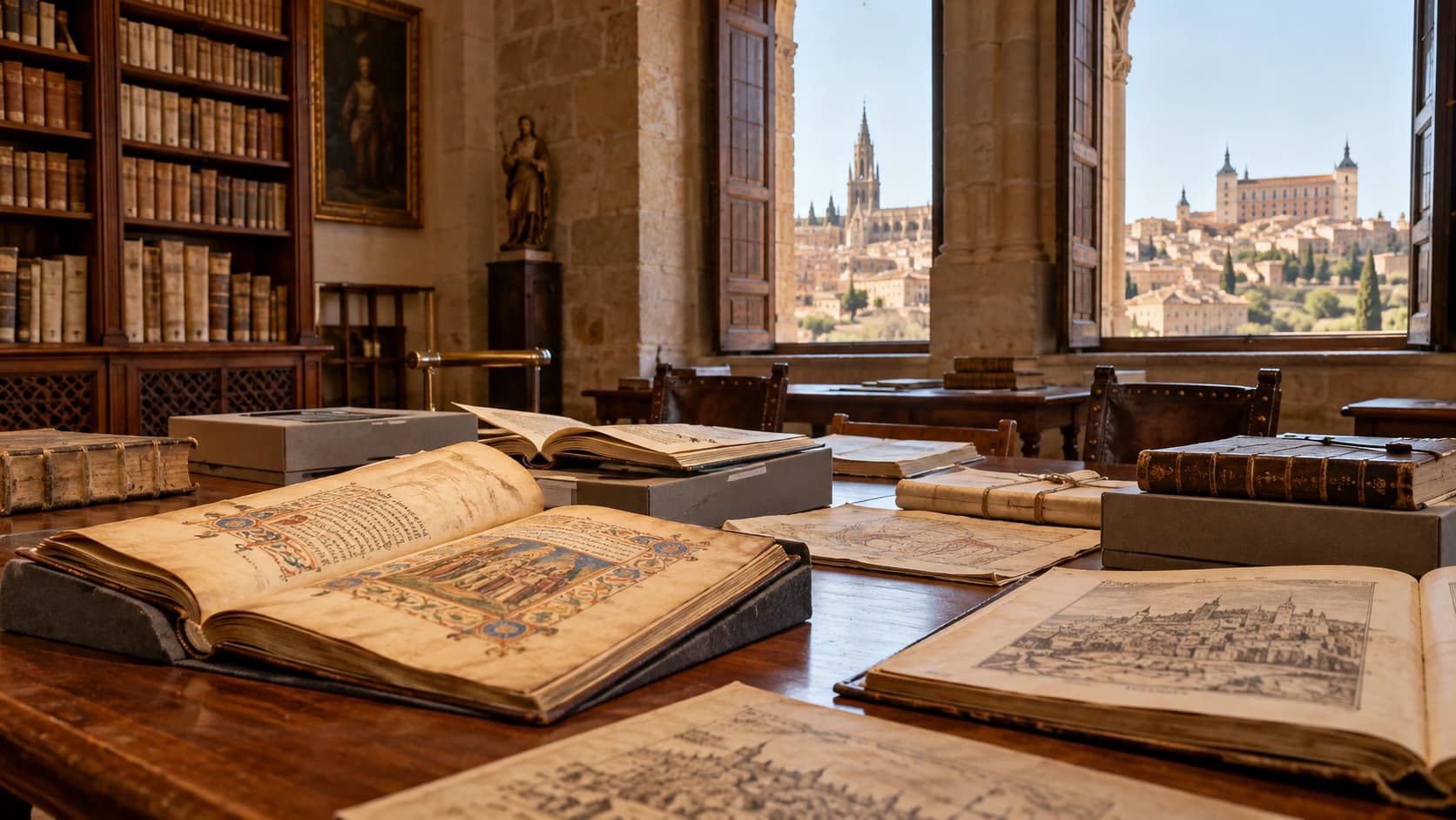 Cinco espacios de Toledo para consultar libros, manuscritos y memoria local