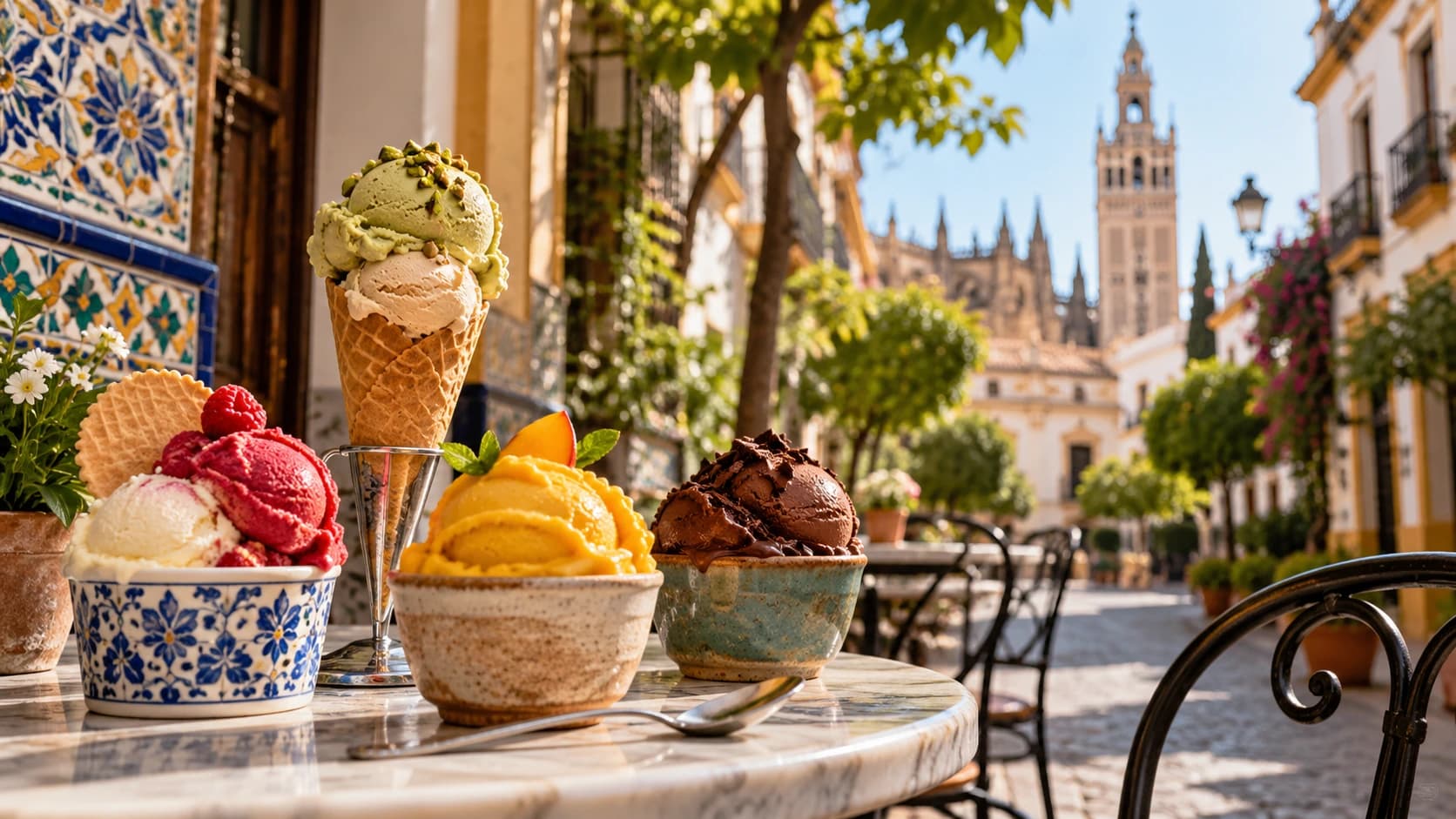 Cinco heladerías artesanales de Sevilla para descubrir sabores originales y rincones refrescantes