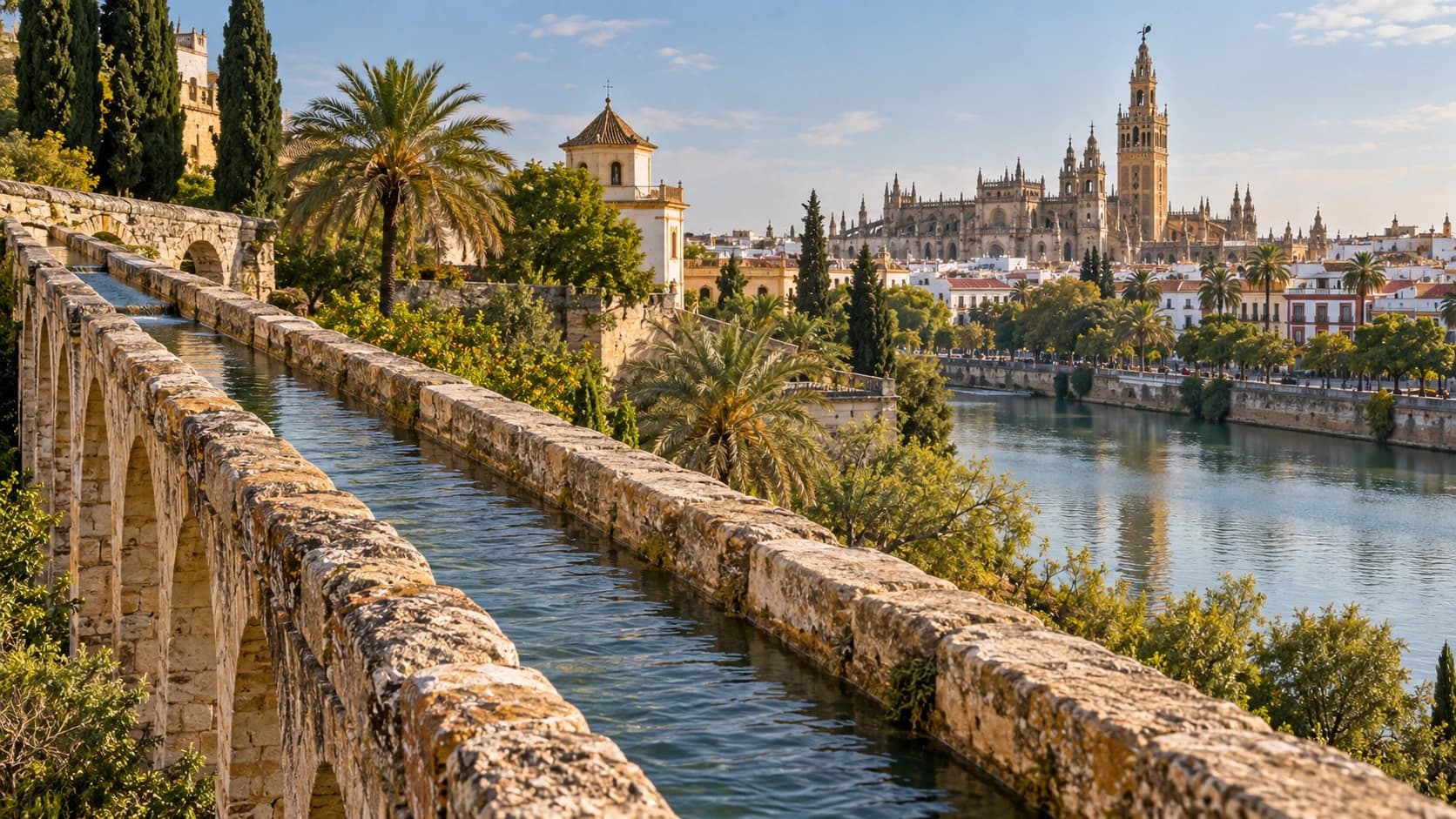 Cinco lugares de Sevilla para seguir la historia del agua
