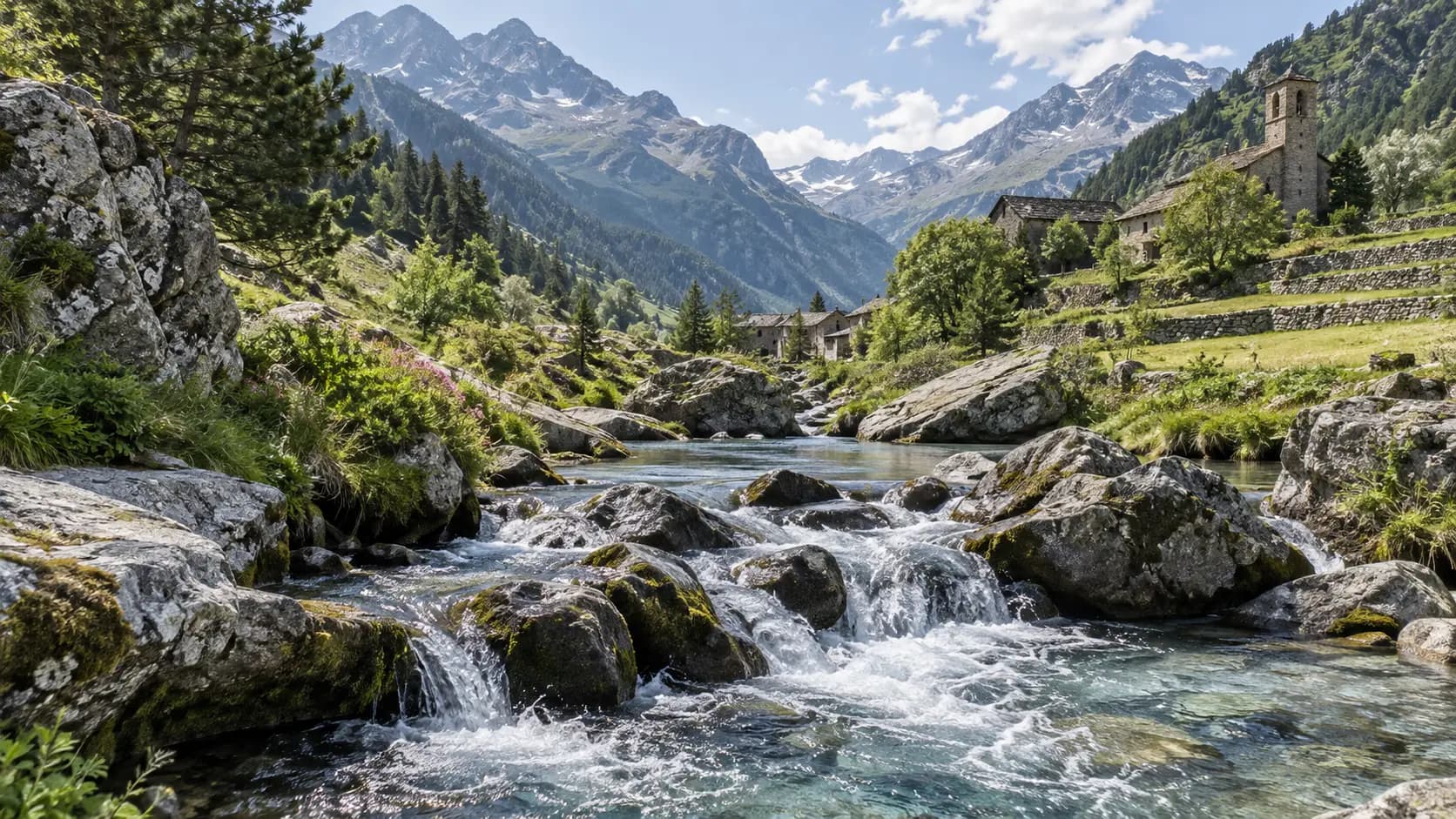 Cinco lugares para descubrir la huella del agua en Andorra