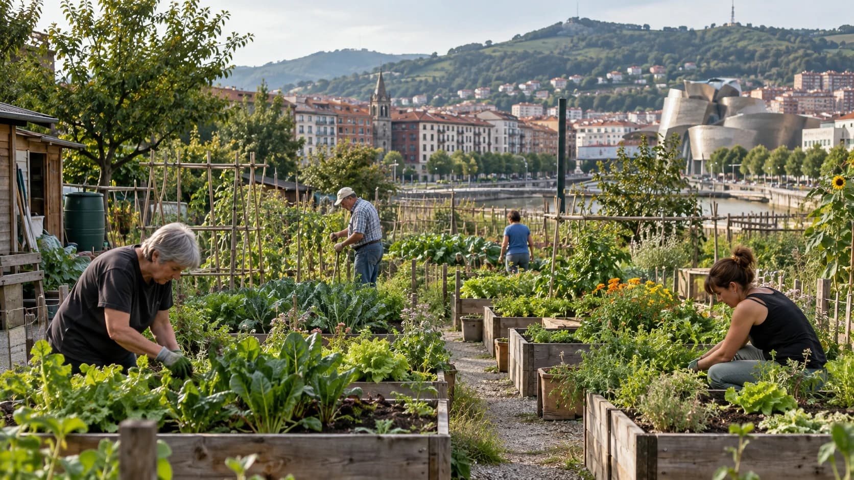 Cinco huertos urbanos comunitarios de Bilbao para conocer otra cara de la ciudad