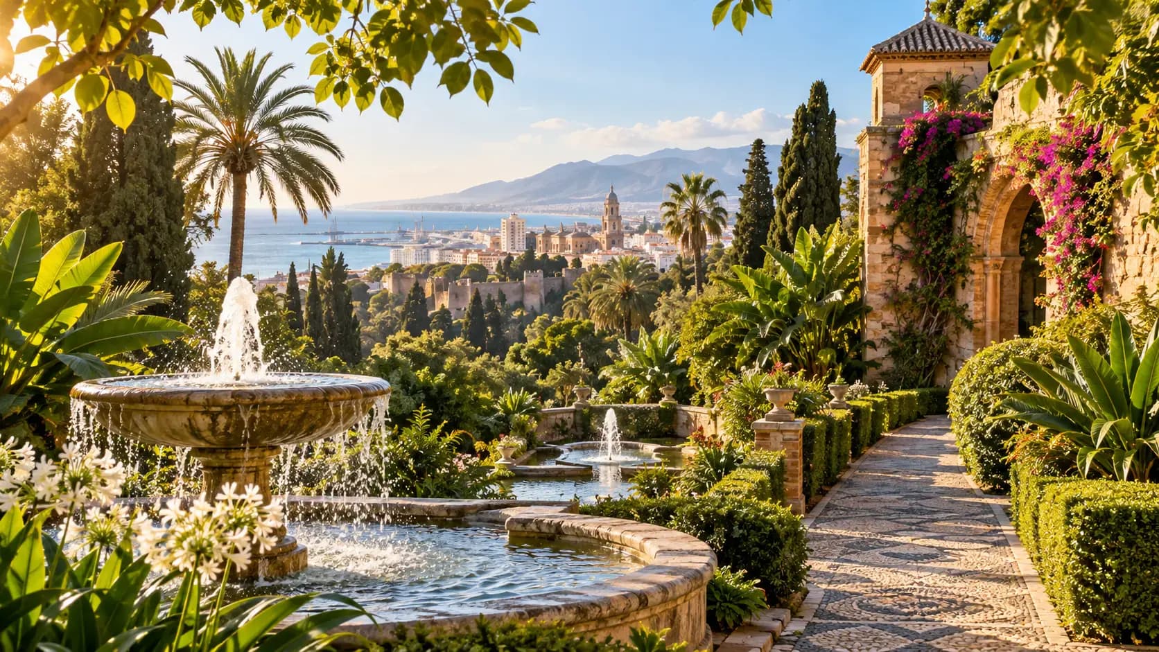 Los 5 mejores jardines históricos de Málaga