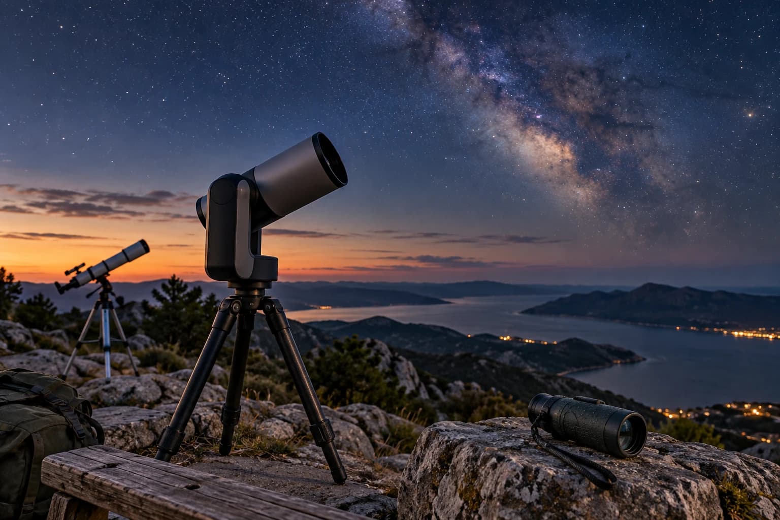 5 accesorios para observar estrellas desde un mirador