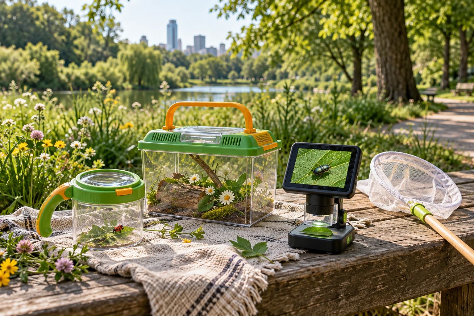 5 productos para observar insectos y naturaleza en una salida urbana