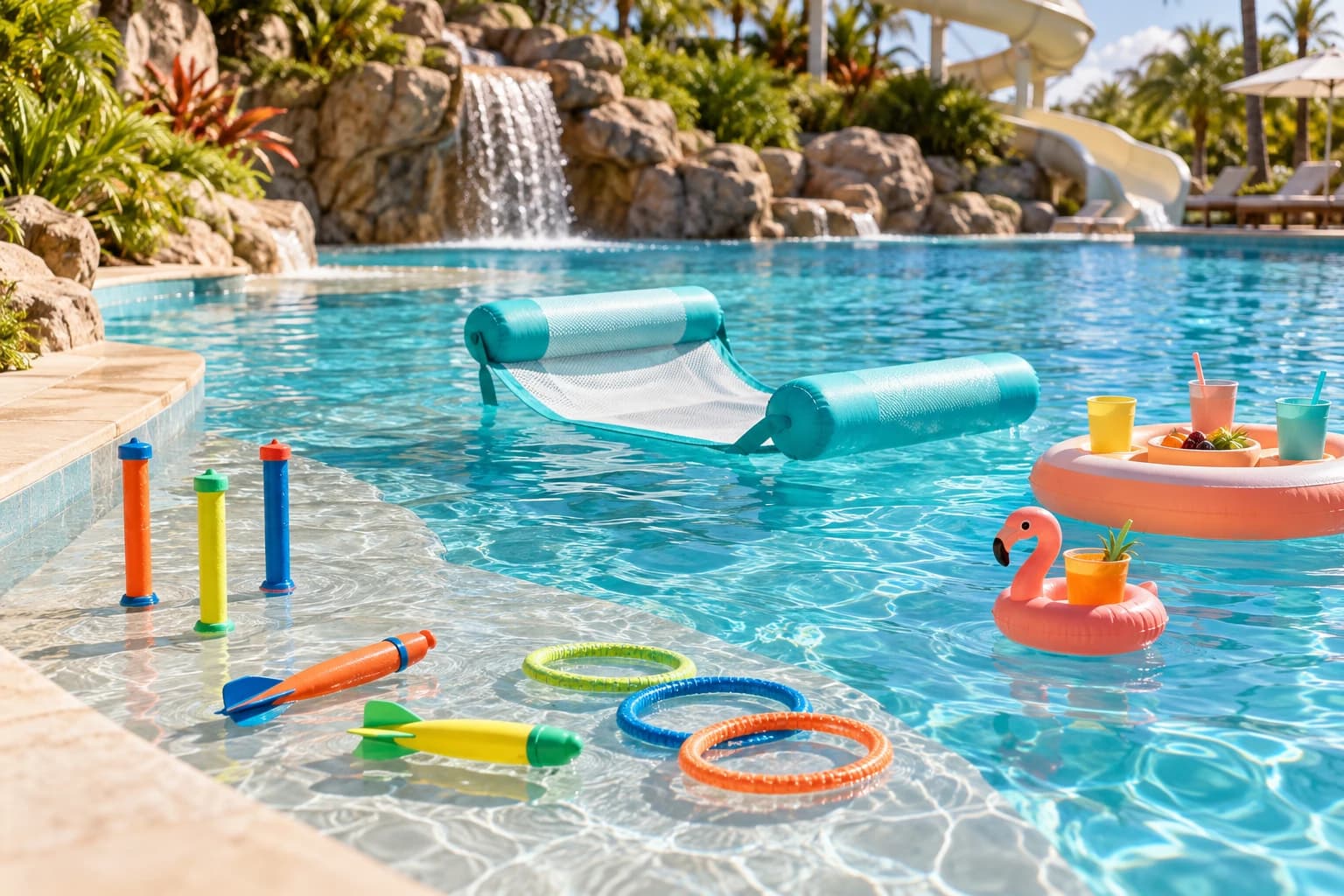 5 accesorios para piscina y parque acuático