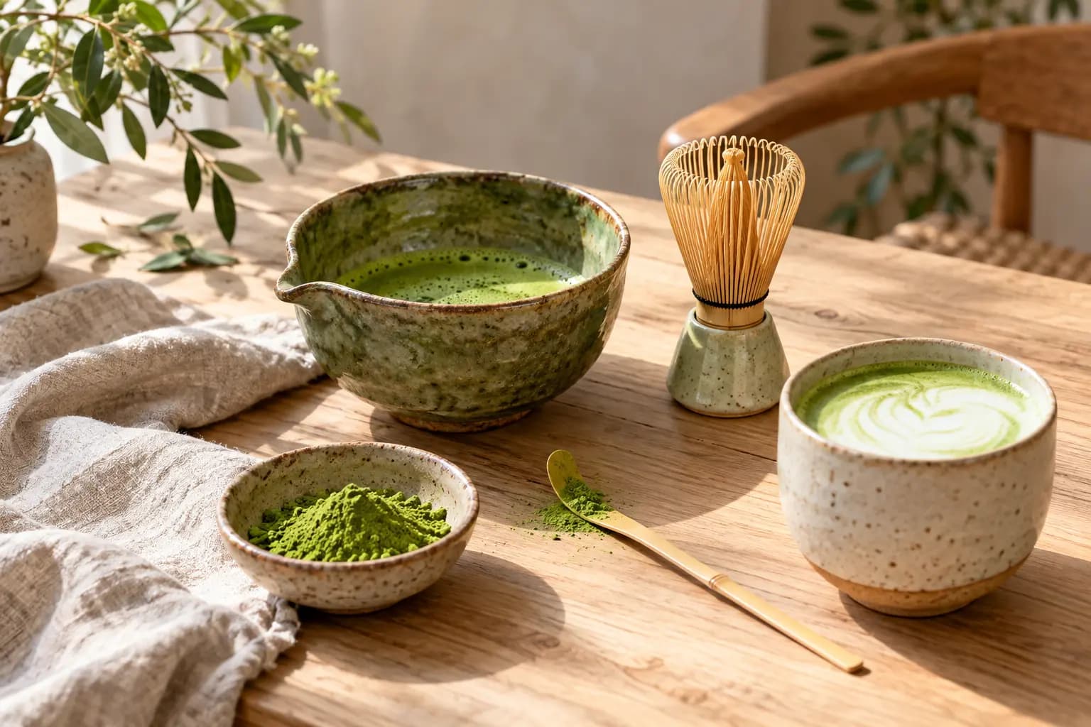 5 accesorios para preparar matcha ceremonial y matcha latte