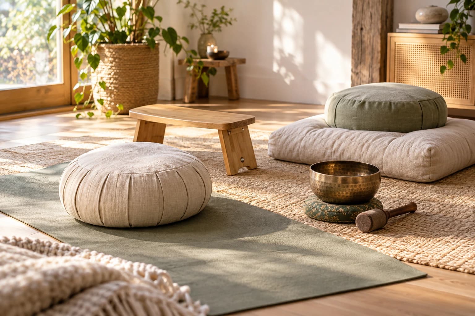 5 accesorios para crear una rutina de meditación en casa