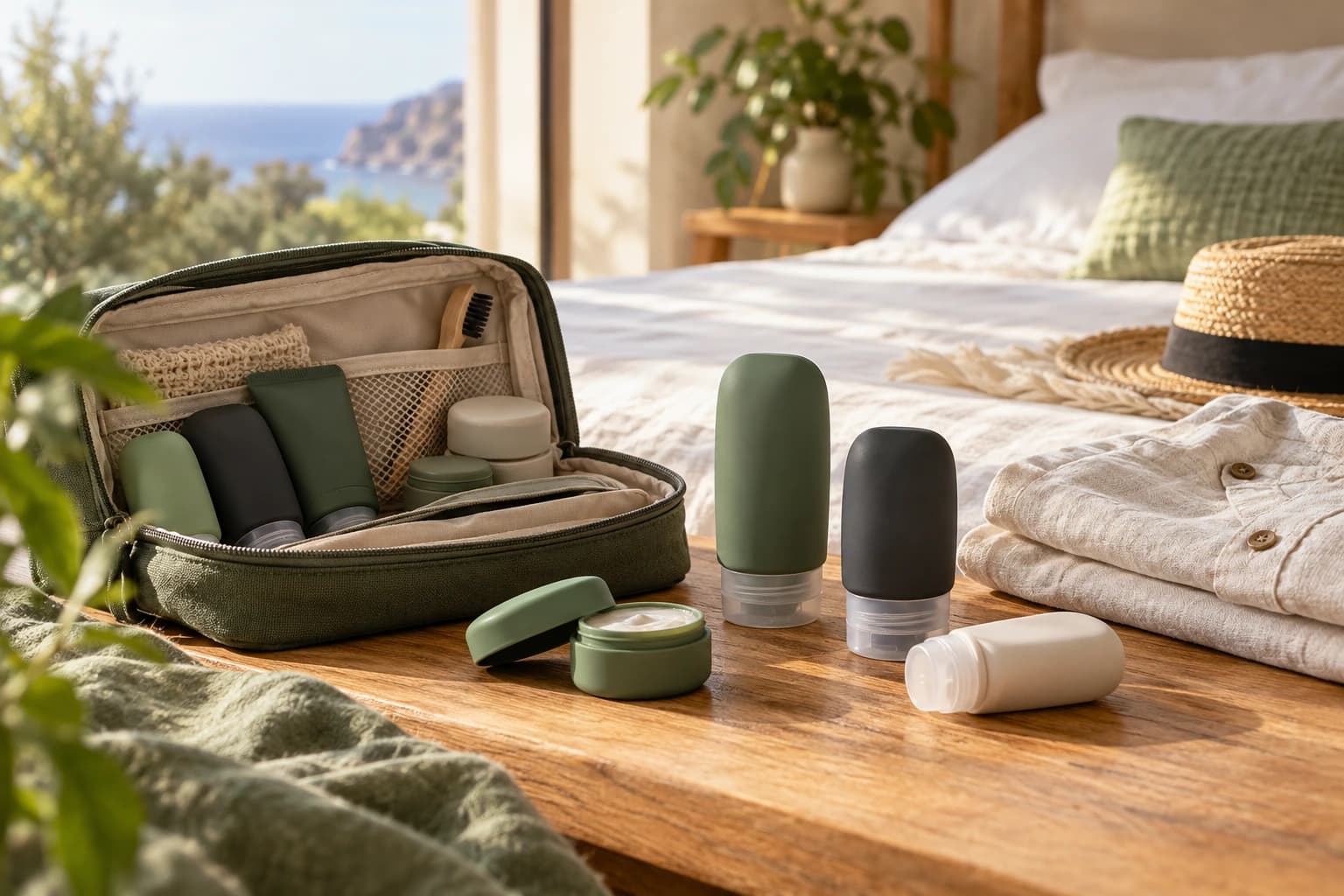 5 packs de botes rellenables para viajar con menos residuos