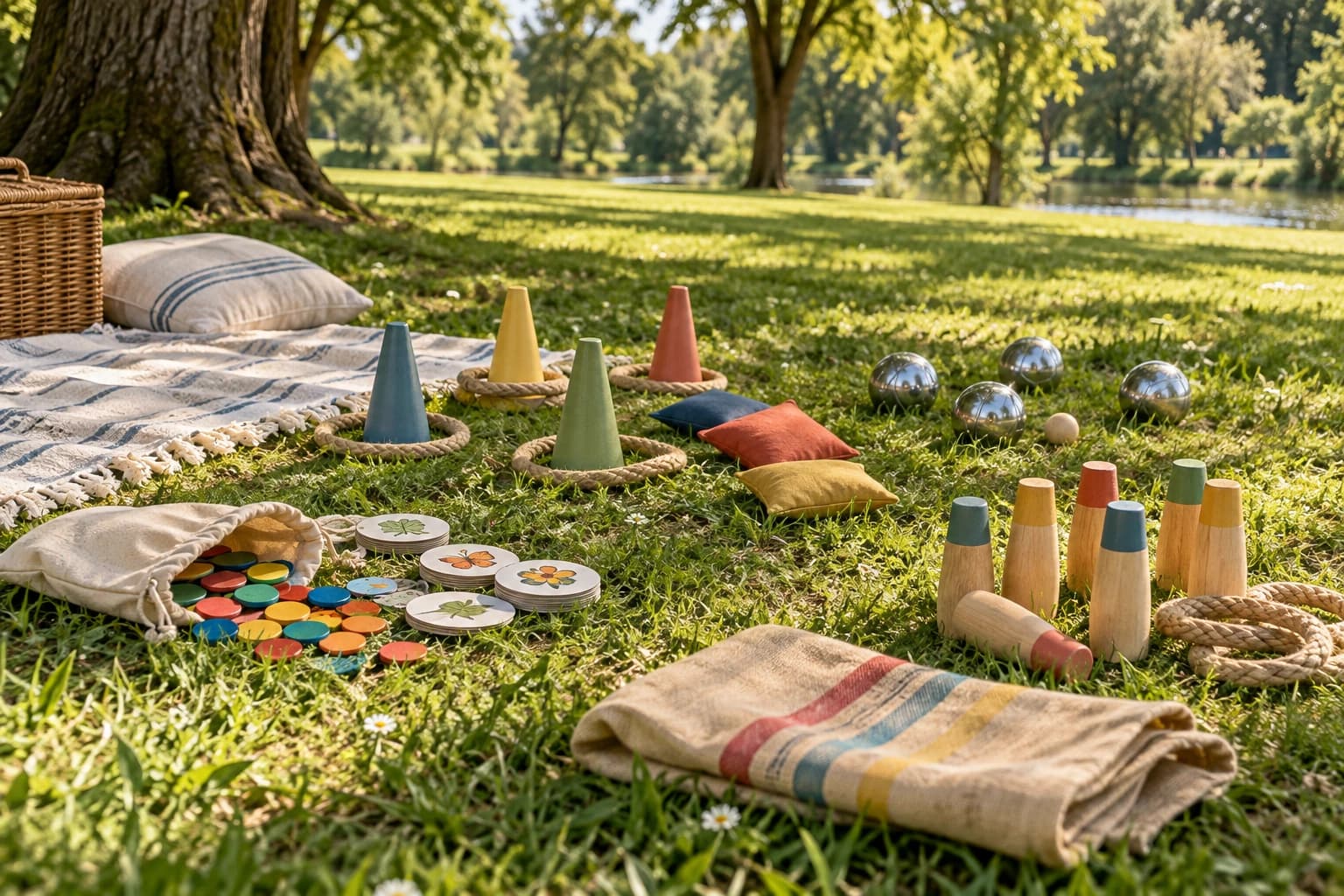 5 juegos compactos para pasar la tarde en un parque
