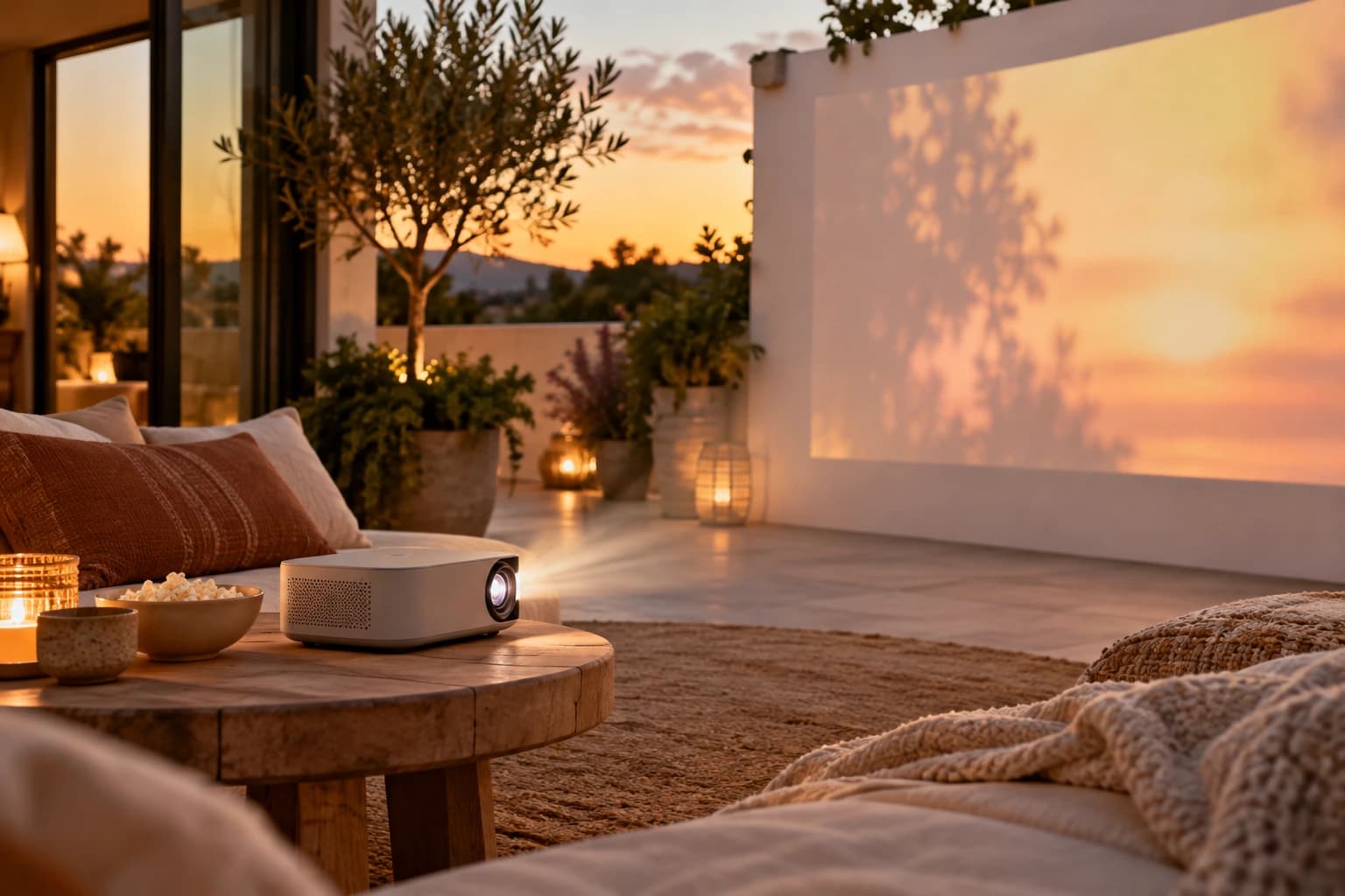 5 productos para montar un cine portátil en casa y terraza