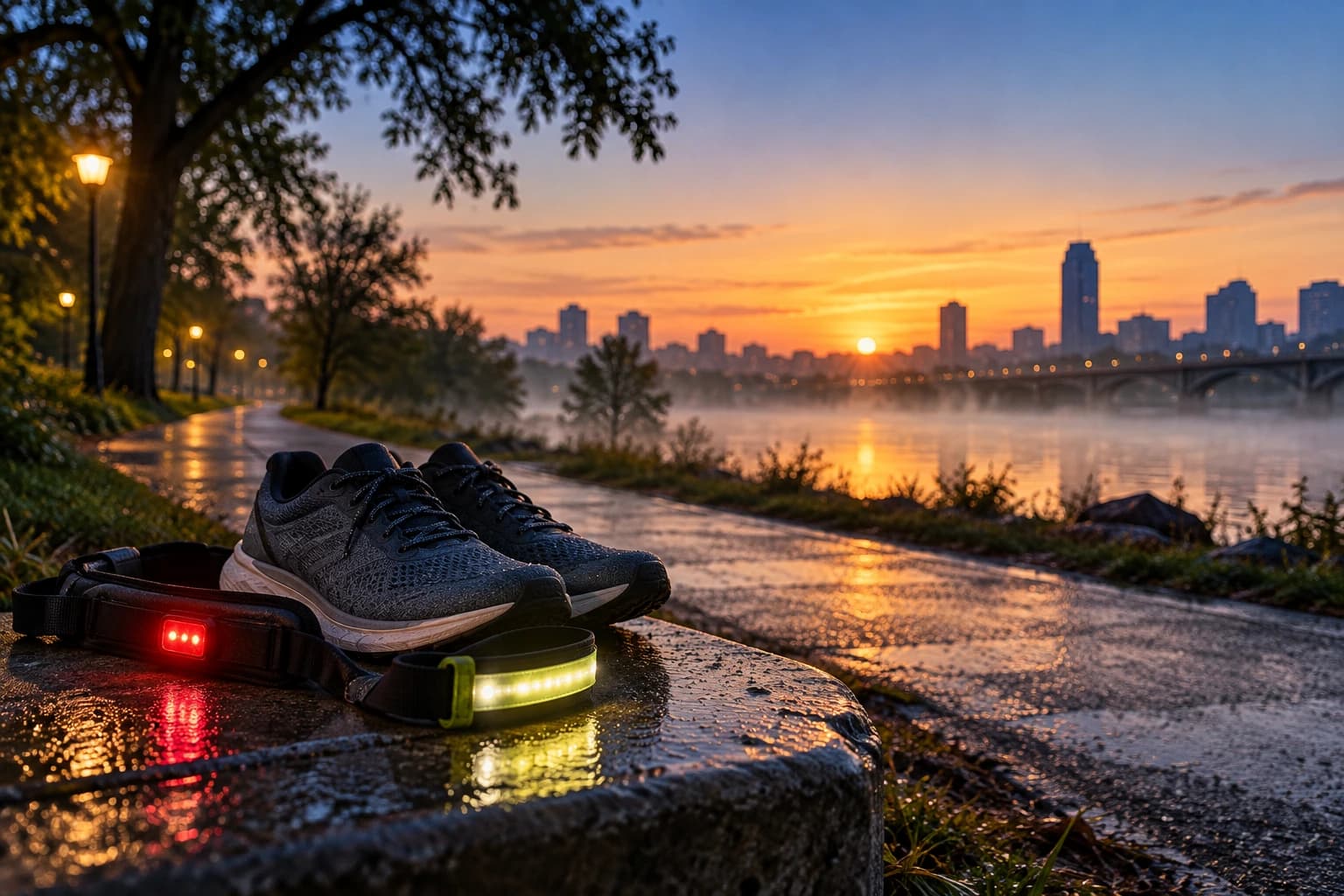 5 productos para correr con seguridad al amanecer o de noche
