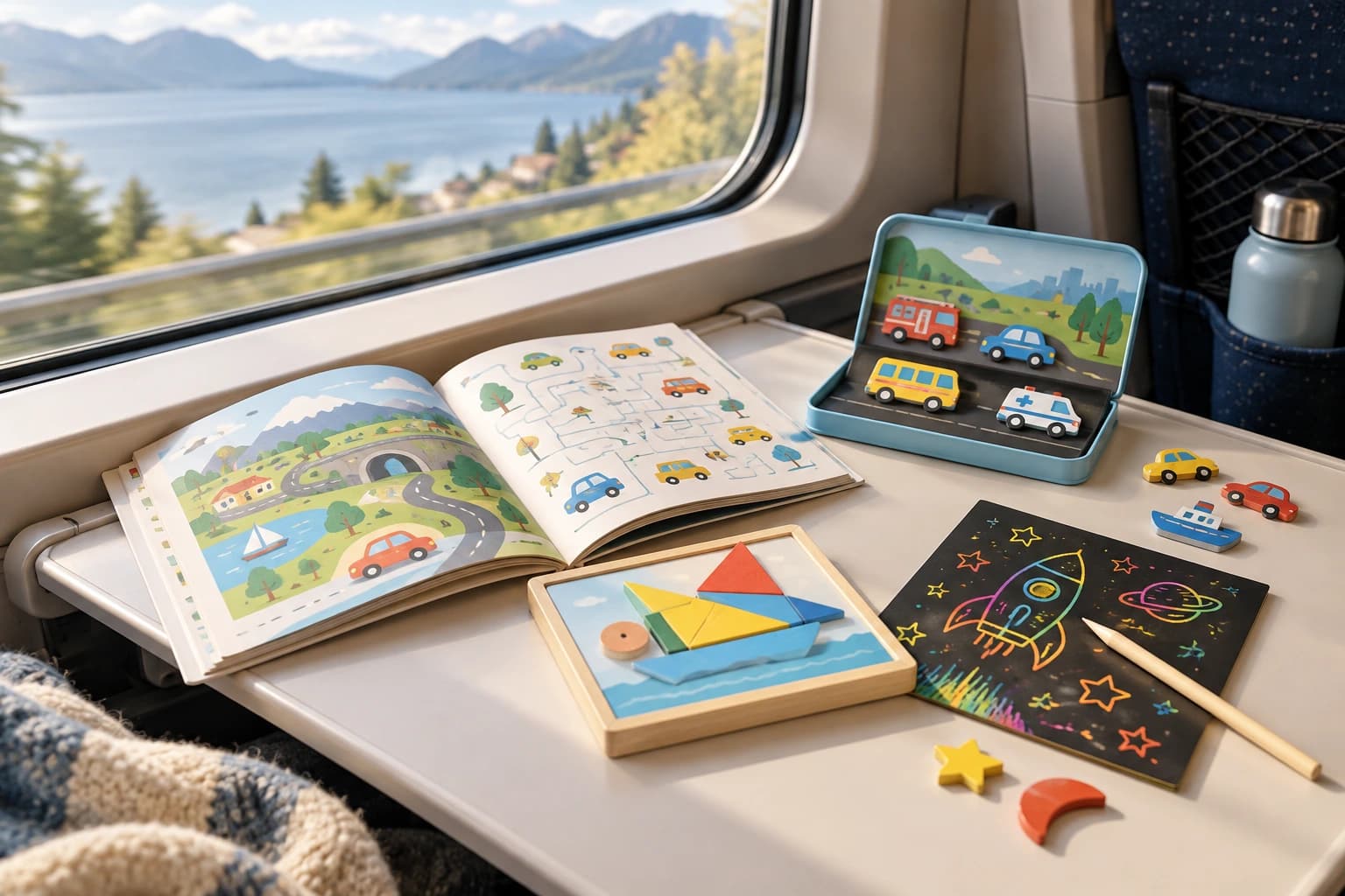 5 productos para entretener a los niños durante un viaje