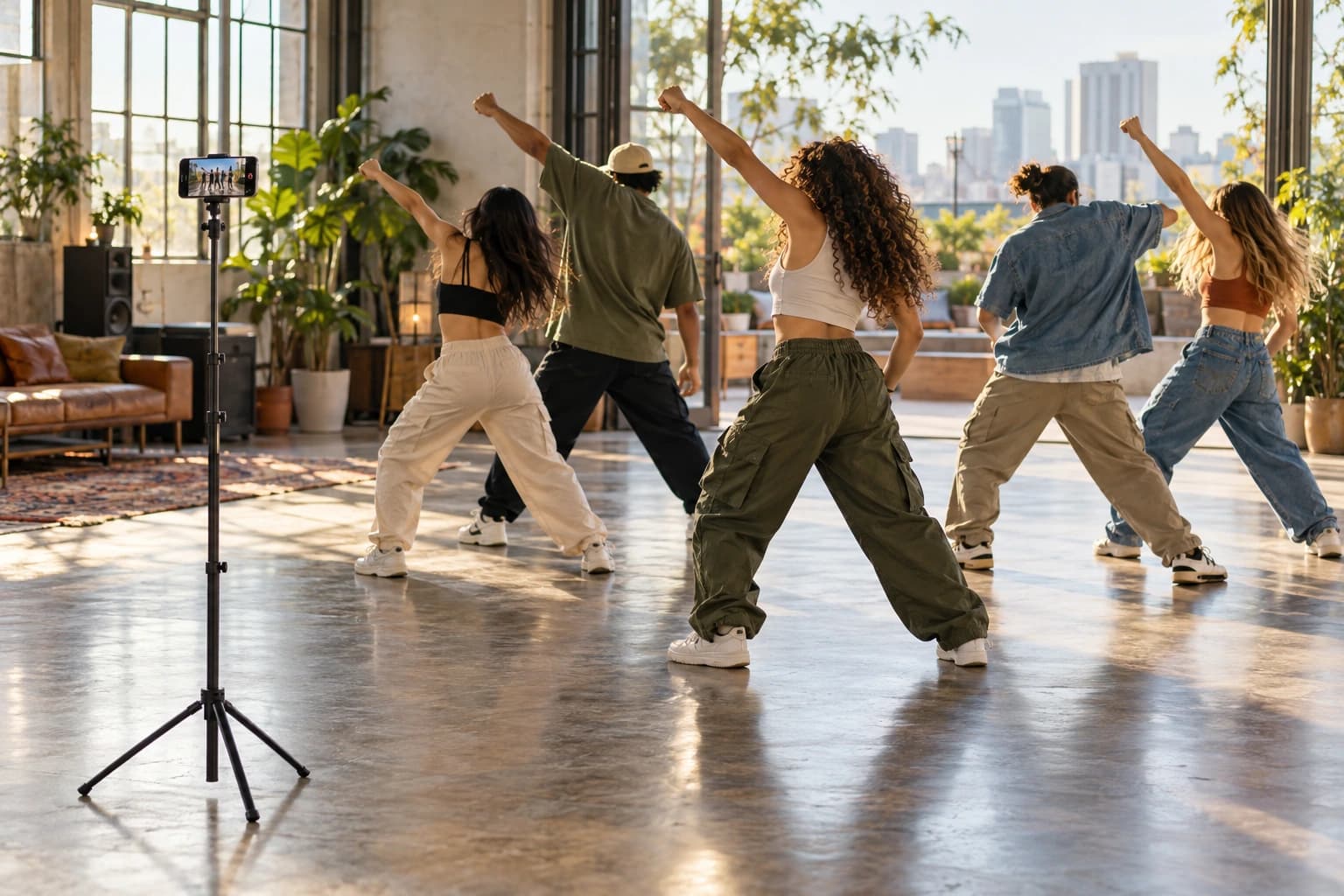 5 accesorios para grabar coreografías de grupo en un local o al aire libre