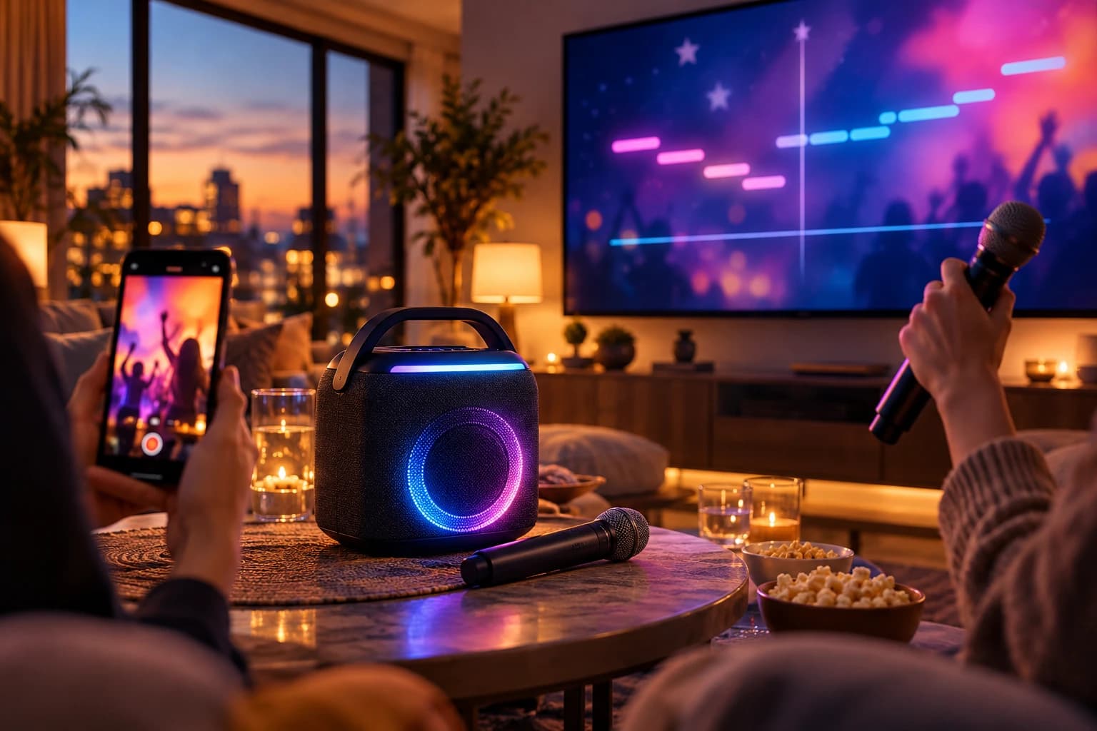 5 accesorios para montar una noche de karaoke con puntuación y clips