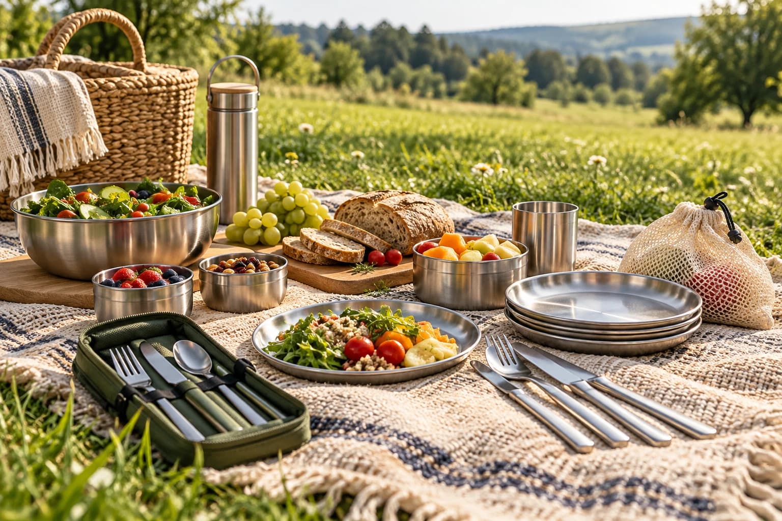 5 productos para organizar un picnic familiar sin desechables