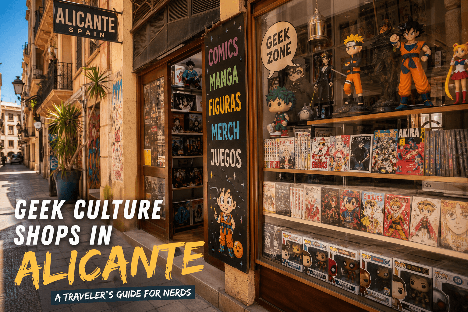Los 5 mejores sitios para frikis en Alicante
