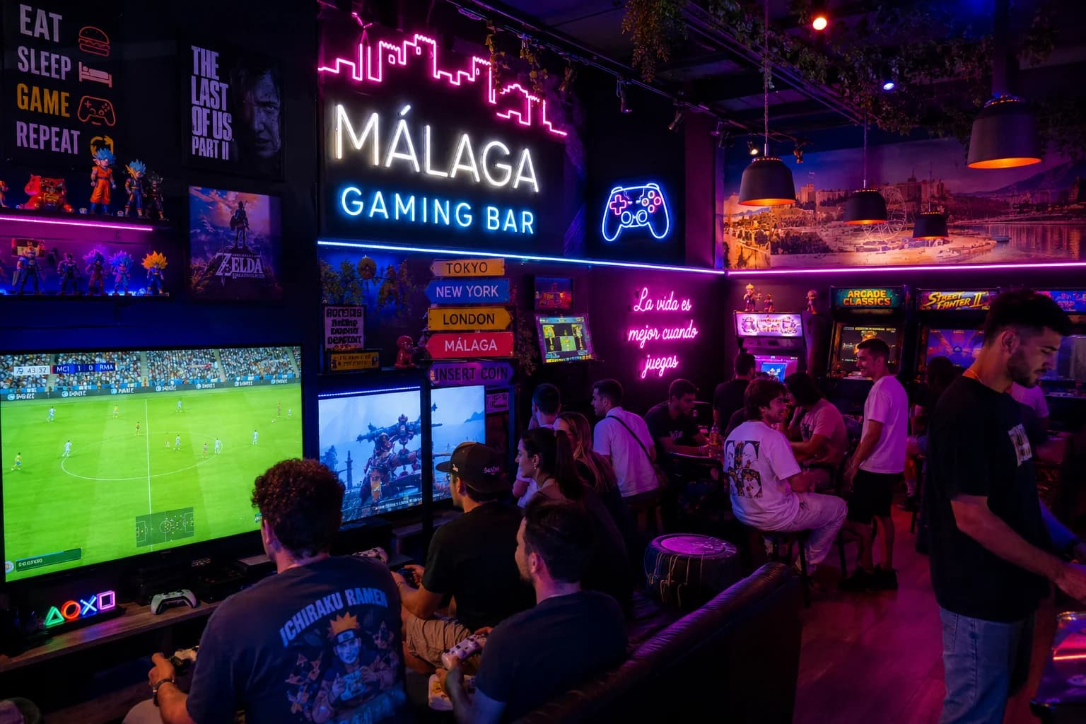 Los 5 Mejores Sitios para Gamers en Málaga