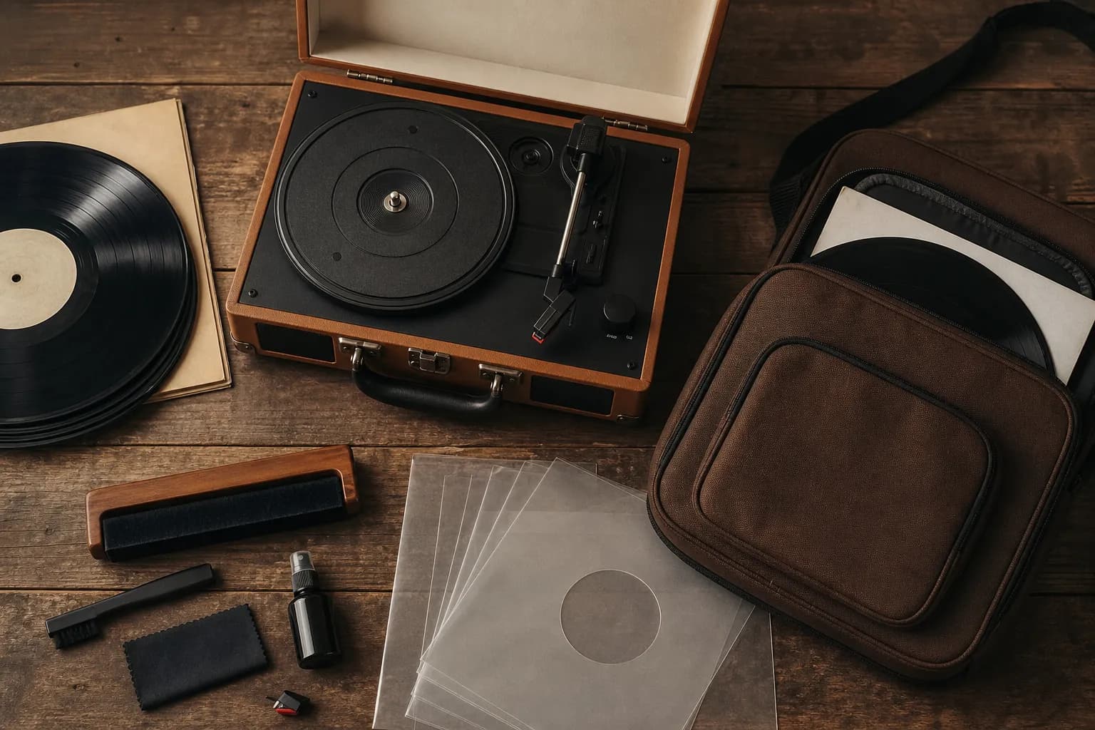 5 Mejores Tocadiscos Portátiles y Accesorios para Vinilo