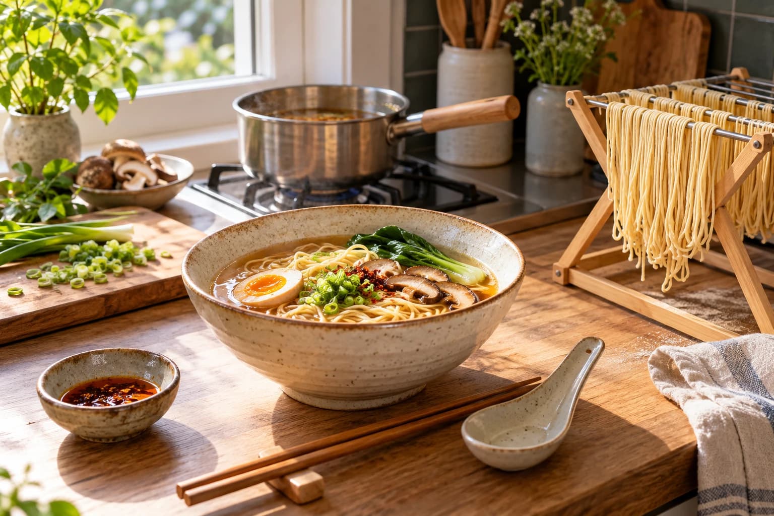 5 productos para preparar noodles y ramen caseros en una estación compacta