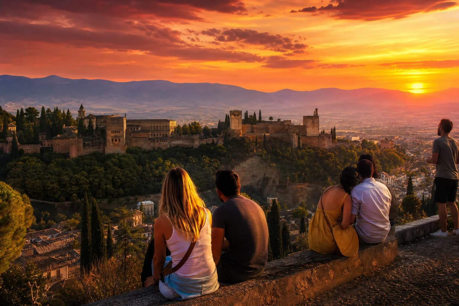 Los 5 mejores miradores con vistas a la Alhambra en Granada