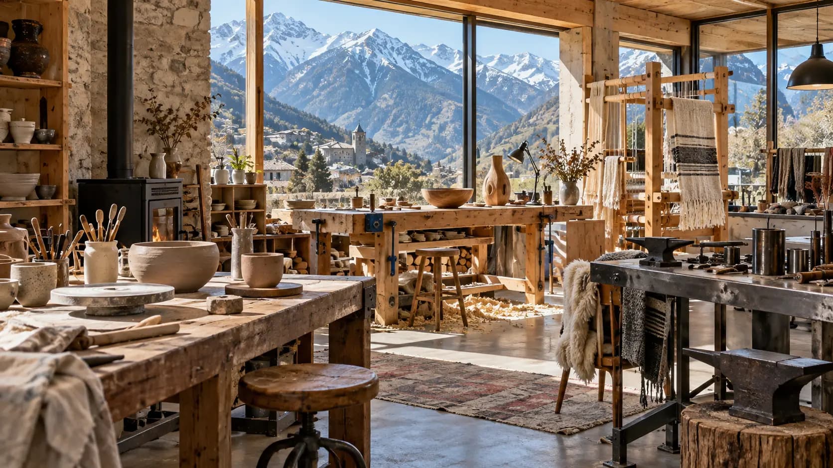 Cinco talleres contemporáneos de artesanía y diseño para visitar en Andorra