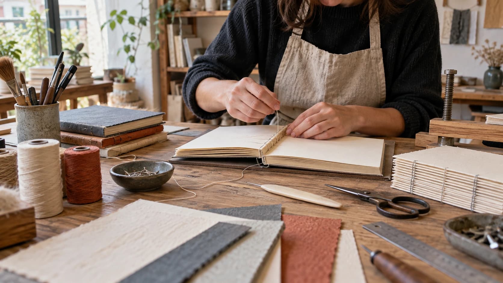 Cinco talleres de encuadernación artesanal en Madrid para crear tu propio libro