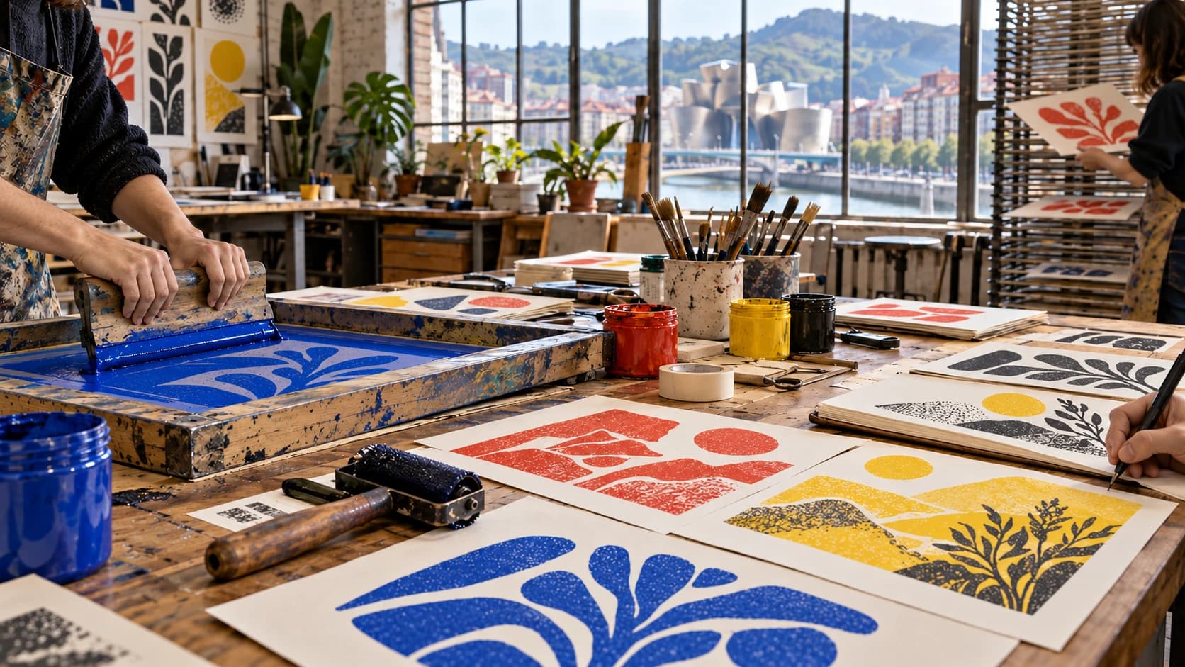 Cinco talleres de risografía, serigrafía e ilustración para crear en Bilbao