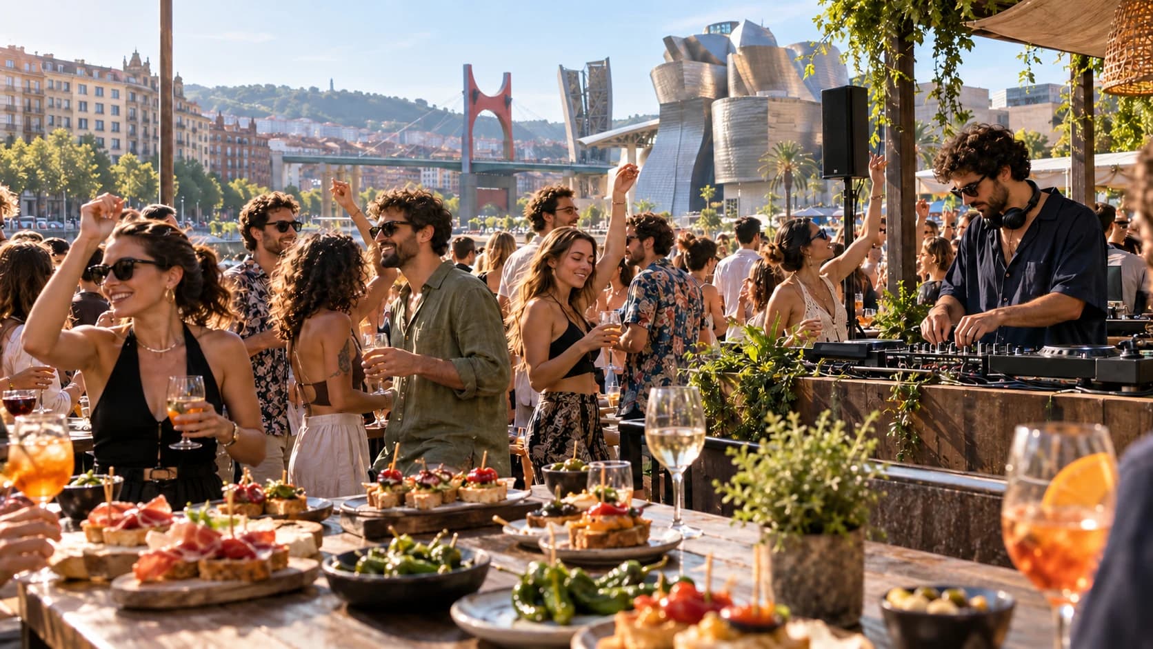 Cinco tardeos con DJ, gastronomía y ambiente de rave diurna en Bilbao