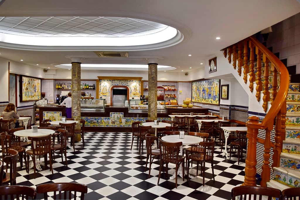 Interior de Horchatería Santa Catalina