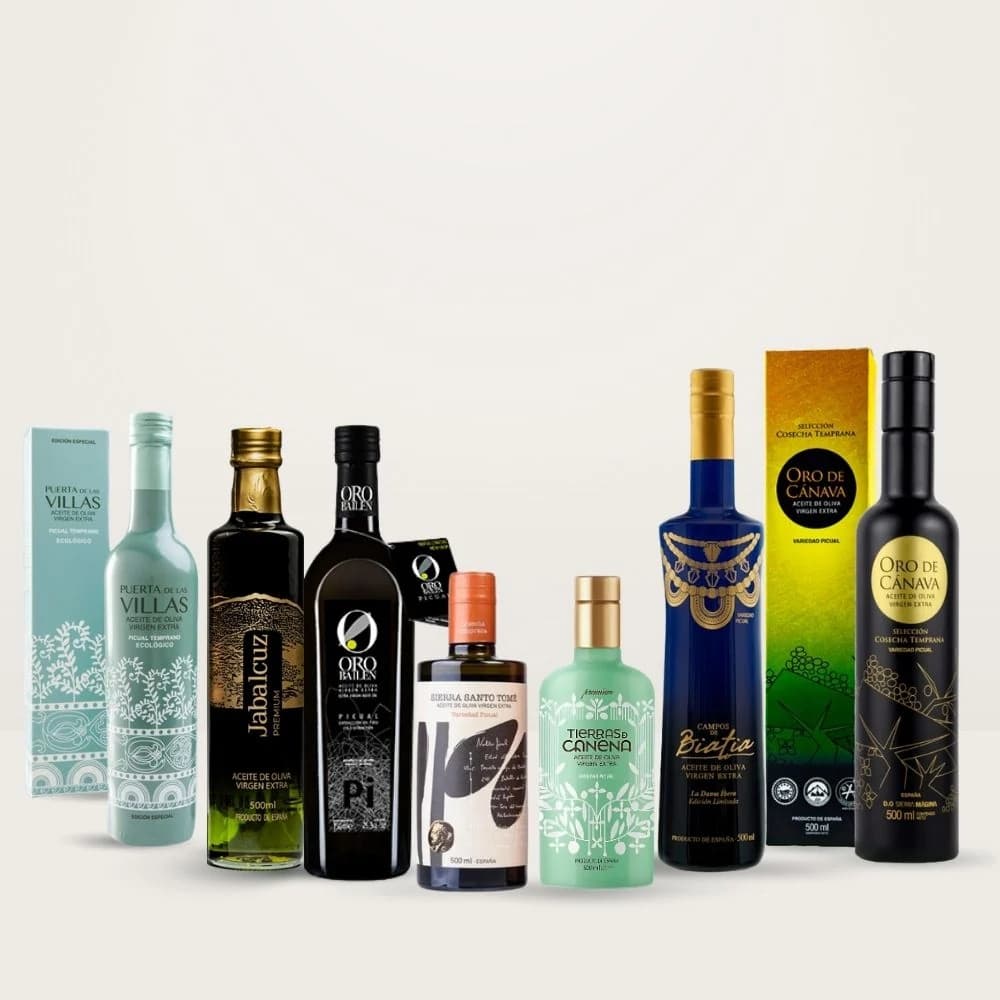 Variedad de aceites de oliva