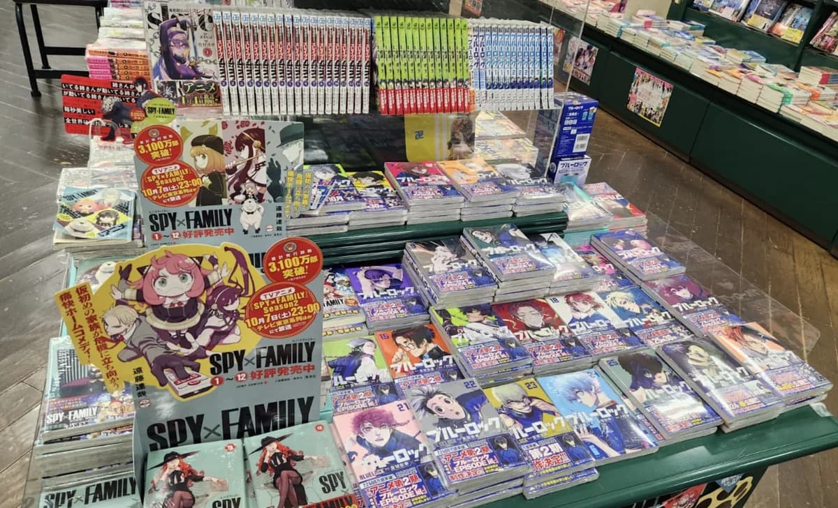 Sección de manga en Arigatô