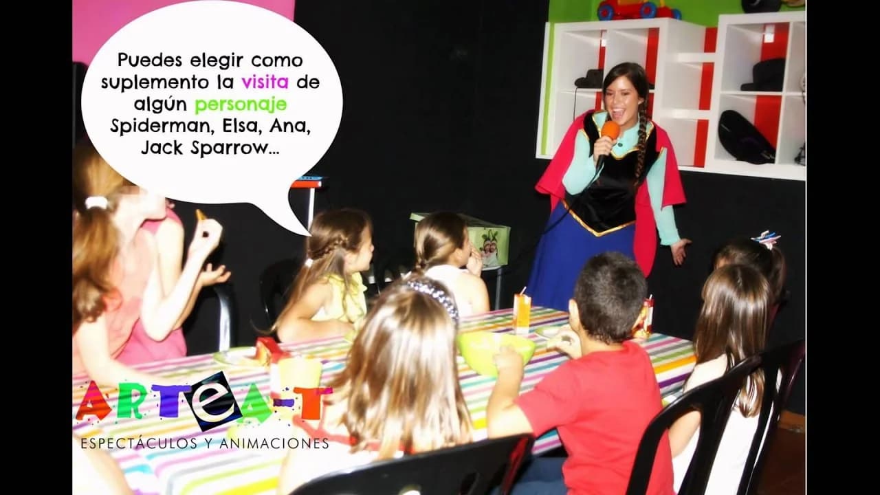 Artea-T Málaga cumpleaños organizado animación infantil