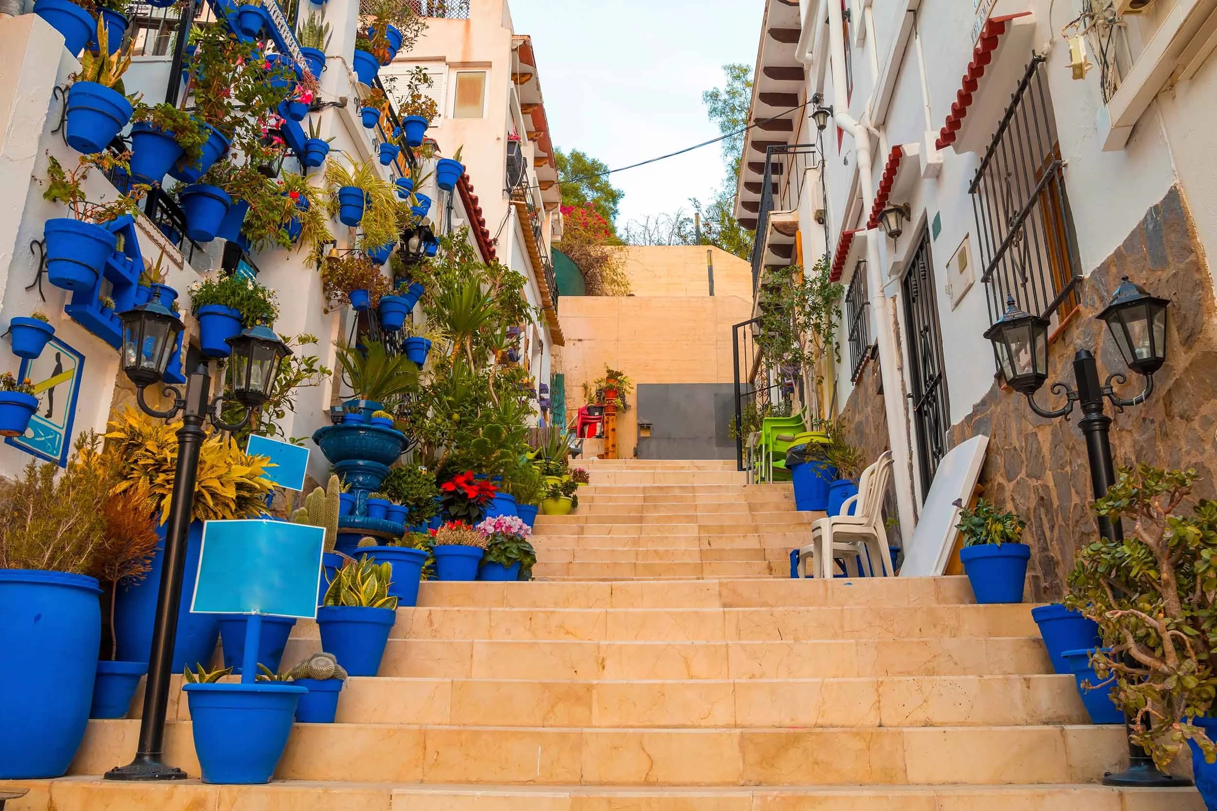 Barrio de Santa Cruz casco histórico Alicante