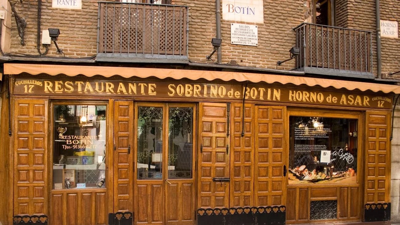 Restaurante Botín Madrid