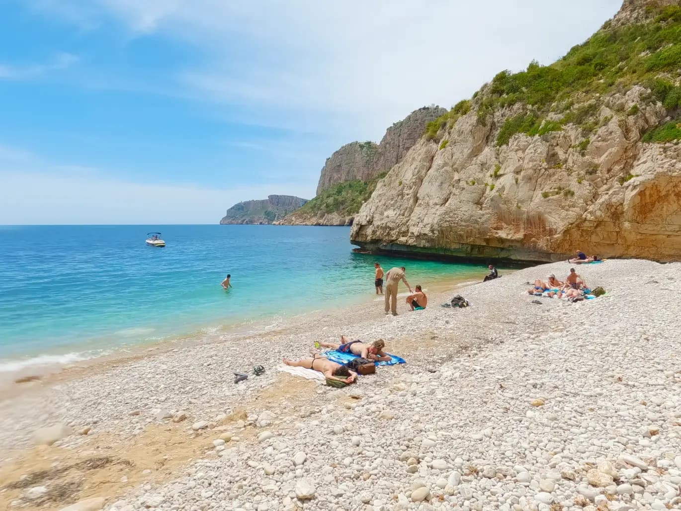 Cala dels Testos Benitatxell Alicante acantilados