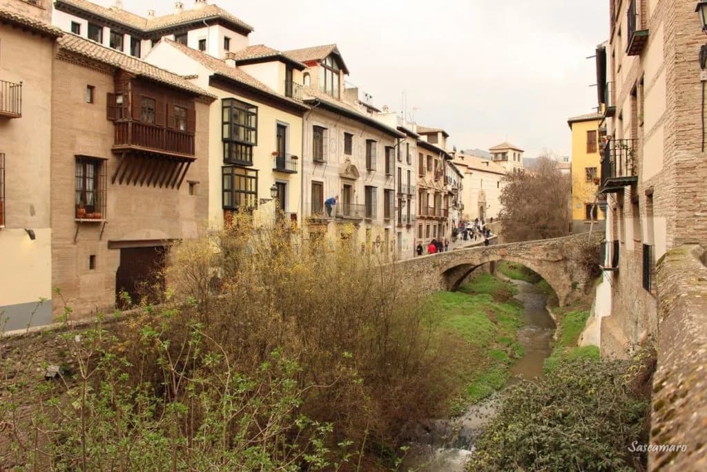 Carrera del Darro Paseo Tristes río Granada