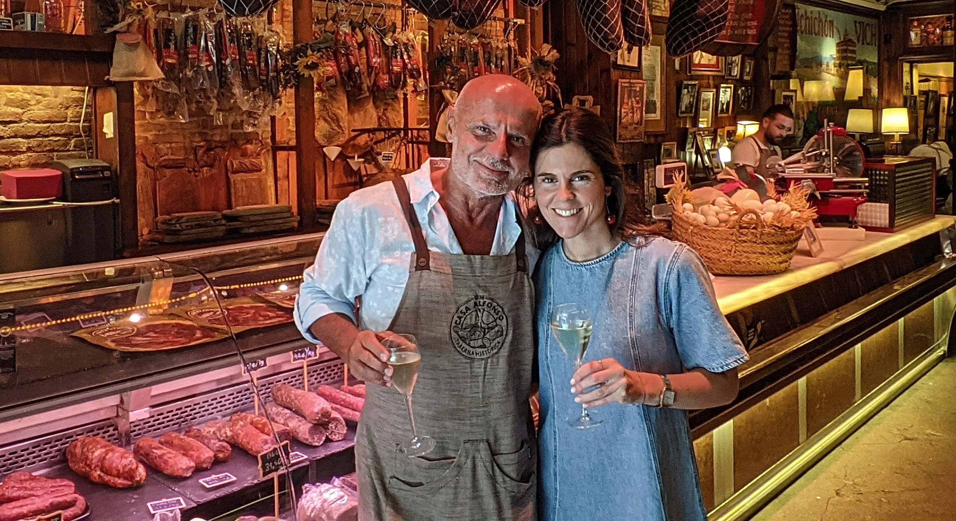 Flauta de jamón en Casa Alfonso