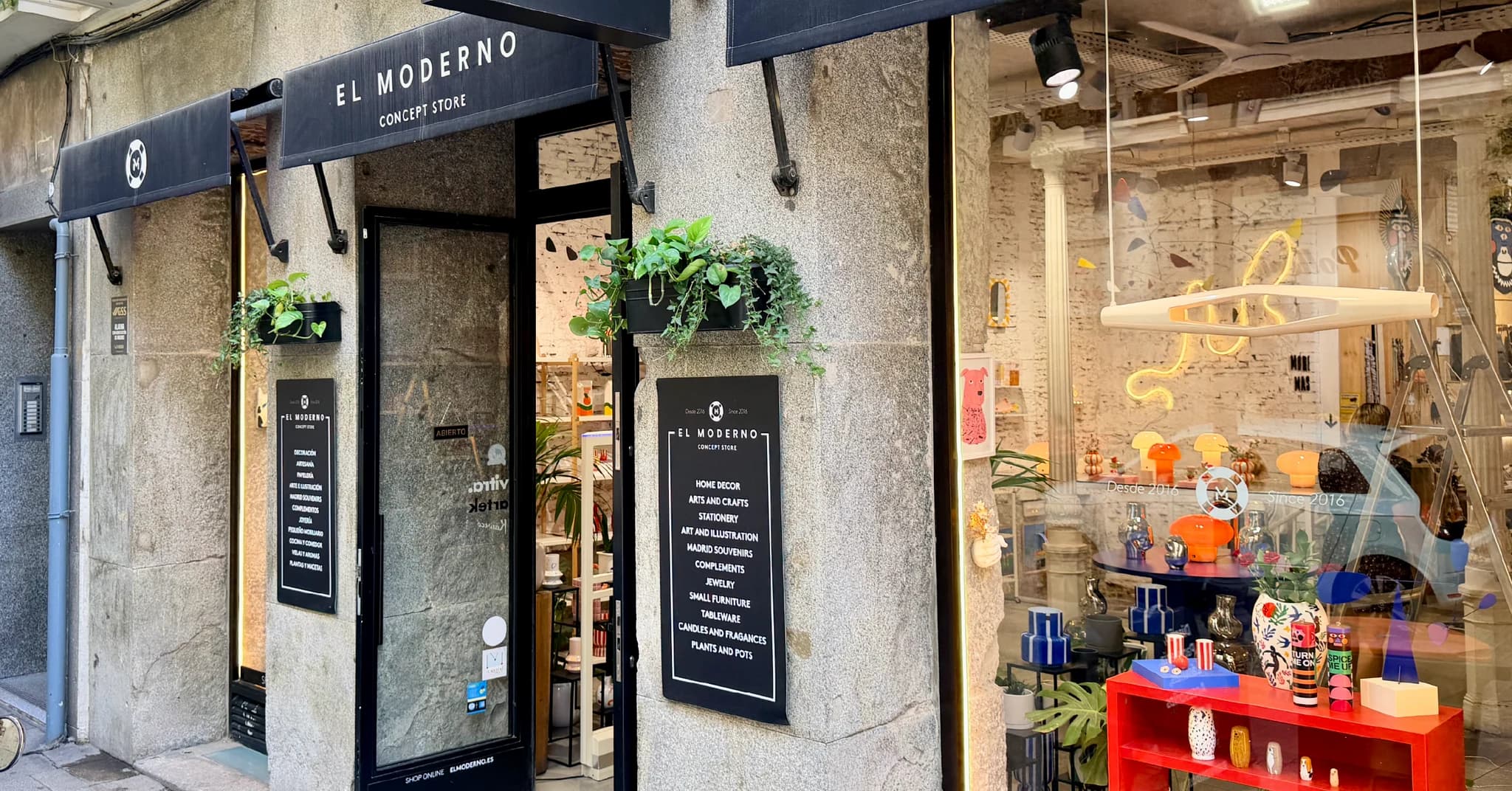 Imagen de El Moderno Concept Store en Madrid