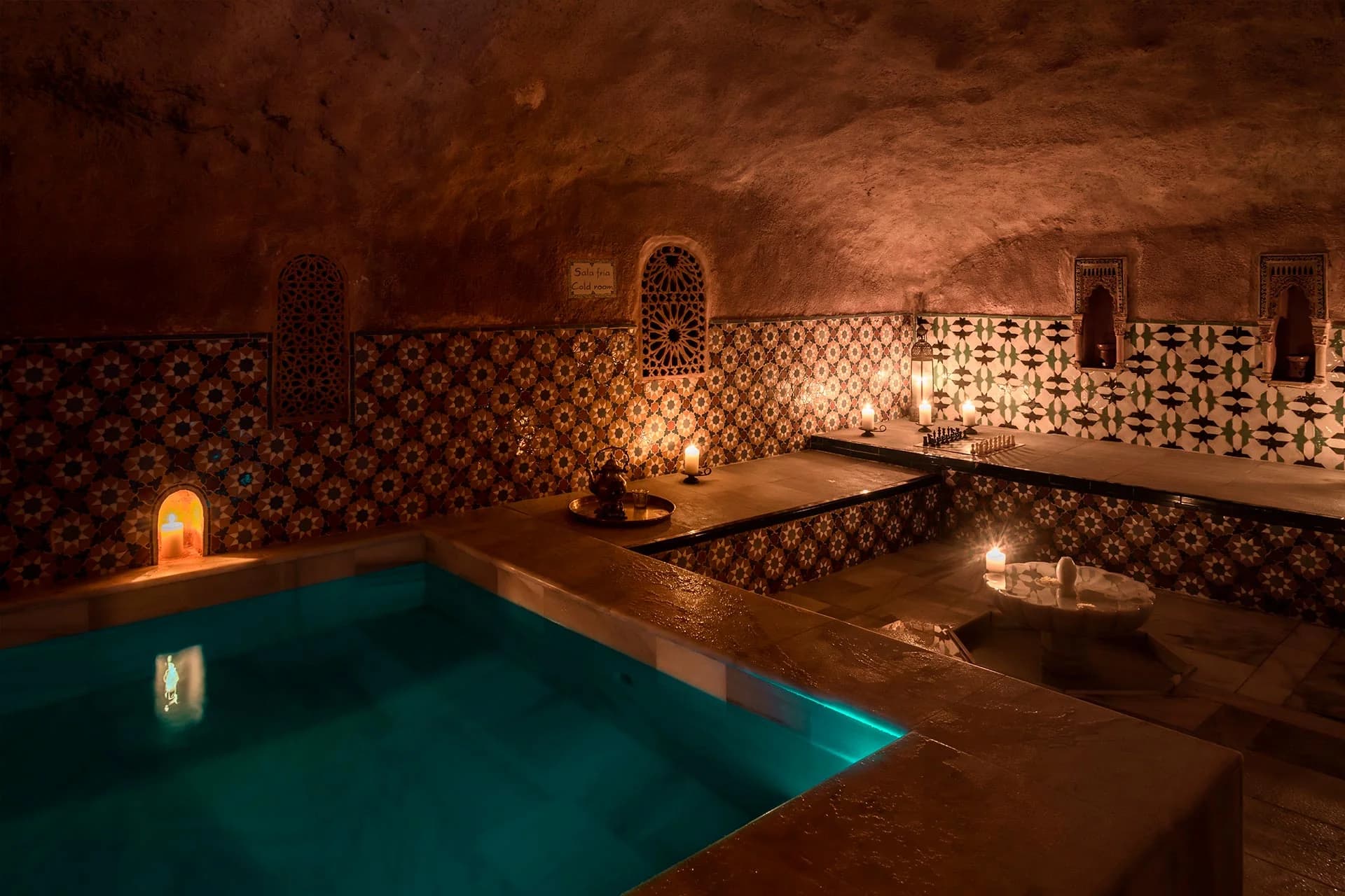 Hammam Al Ándalus baños árabes Santa Ana Granada
