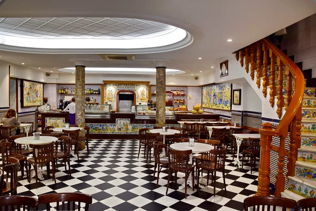 Interior de Horchatería Santa Catalina
