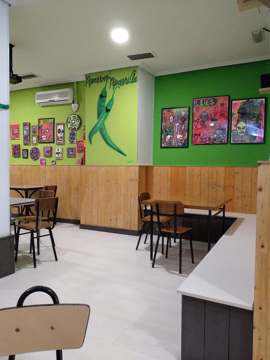 La Piparra restaurante vegano Ibaiondo Bilbao