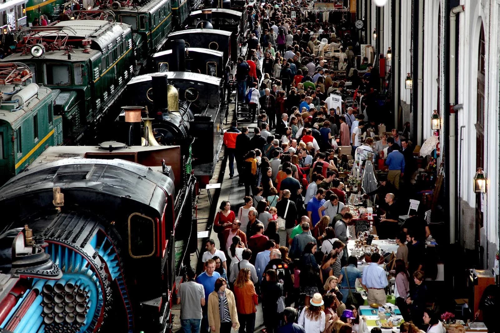 Mercado de Motores Museo del Ferrocarril Madrid