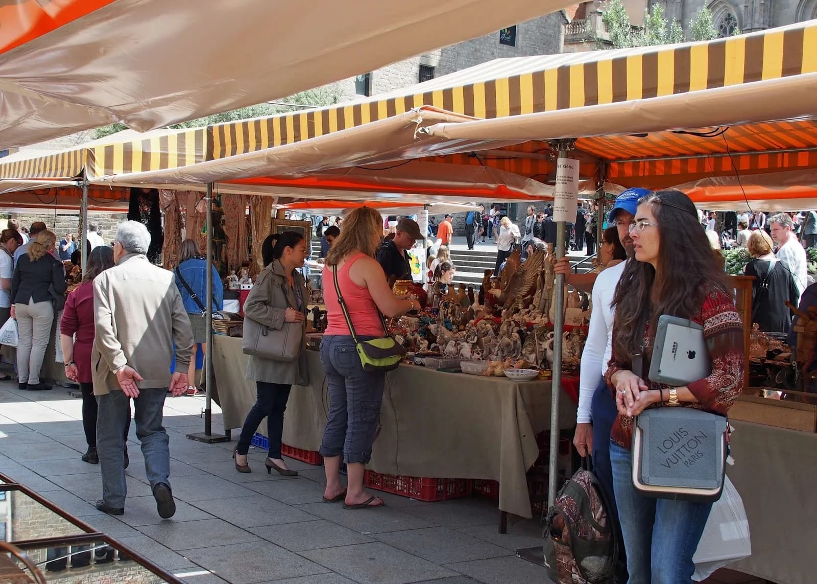 Mercat Gòtic antigüedades Catedral Barcelona