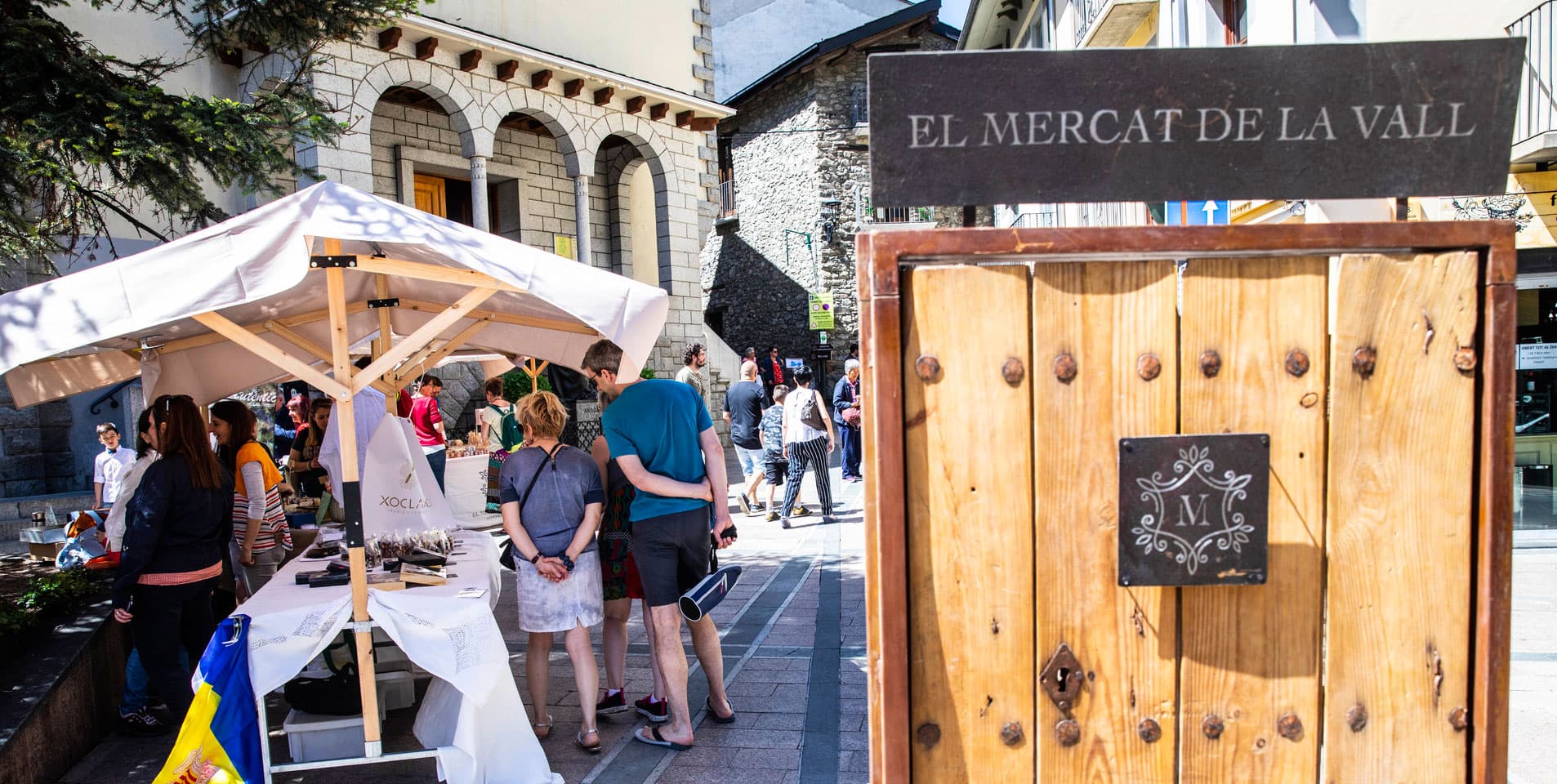 Mercat de la Vall en el centro histórico de Andorra la Vella