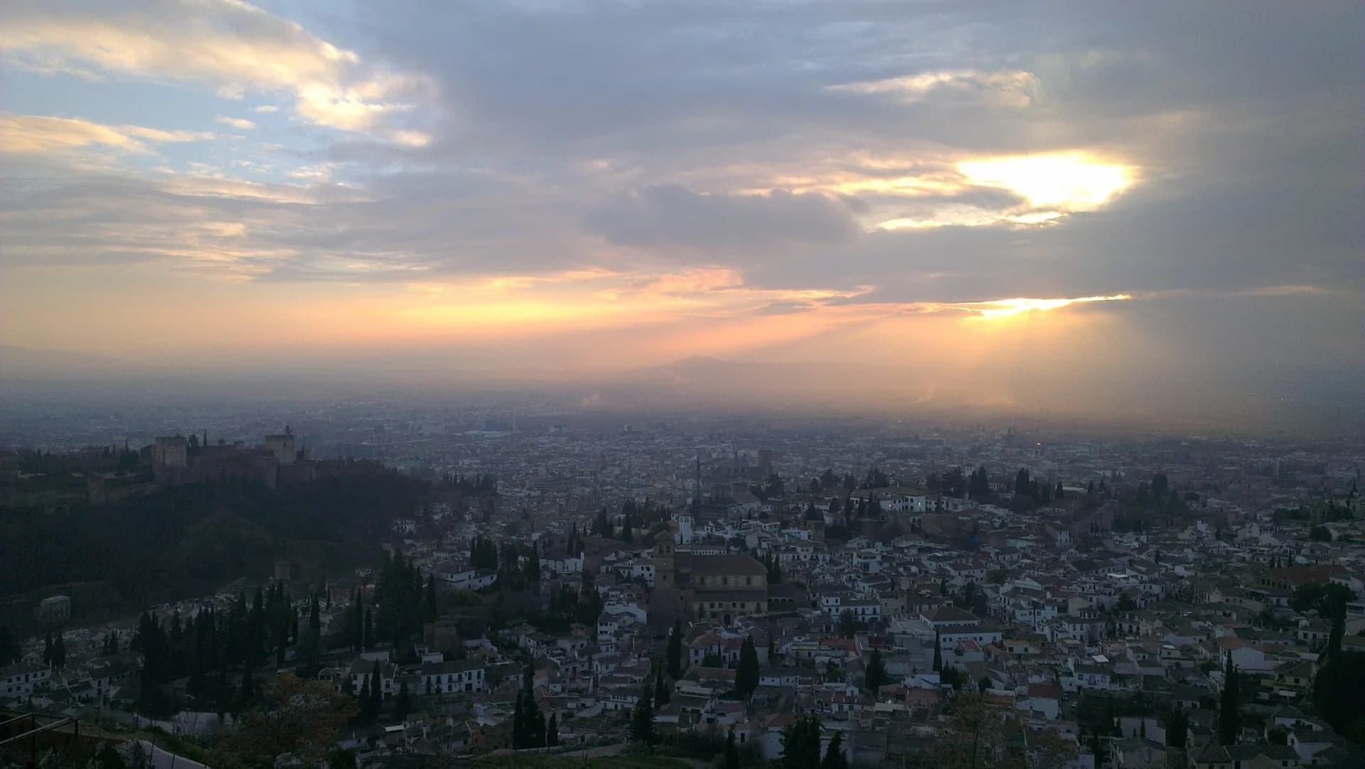 Mirador San Miguel Alto cerro Granada panorámica