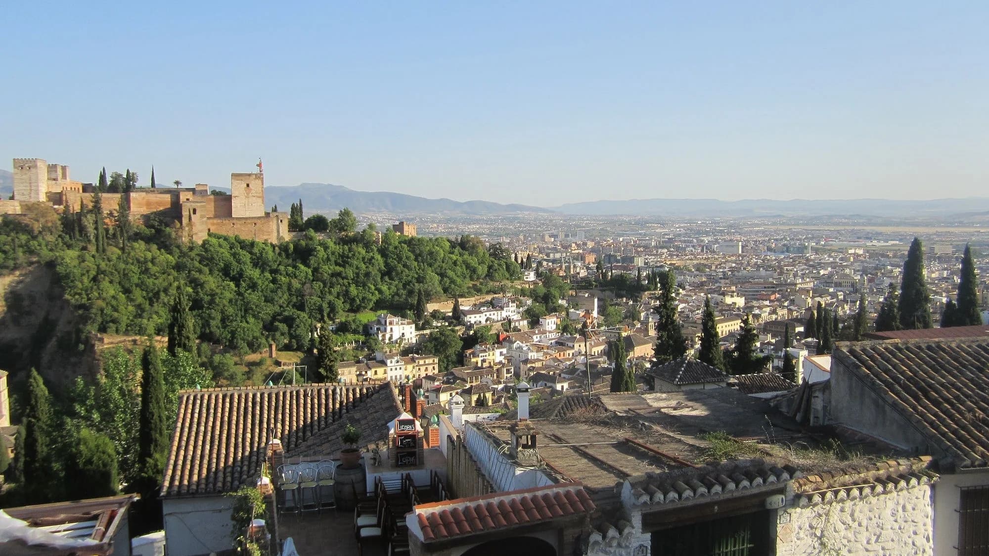 Mirador San Nicolás vistas Alhambra Albaicín Granada